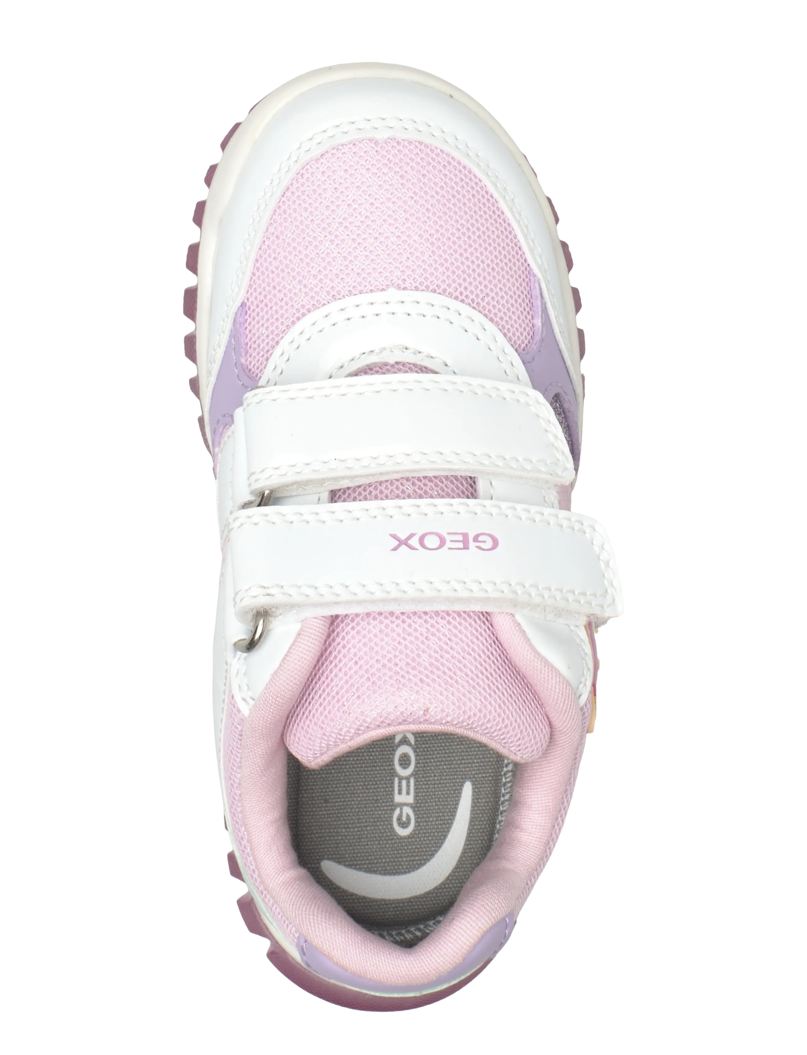 GEOX - B LIGHTYLOO GIRL A - kõrge säärega tossud - white/pink - 3