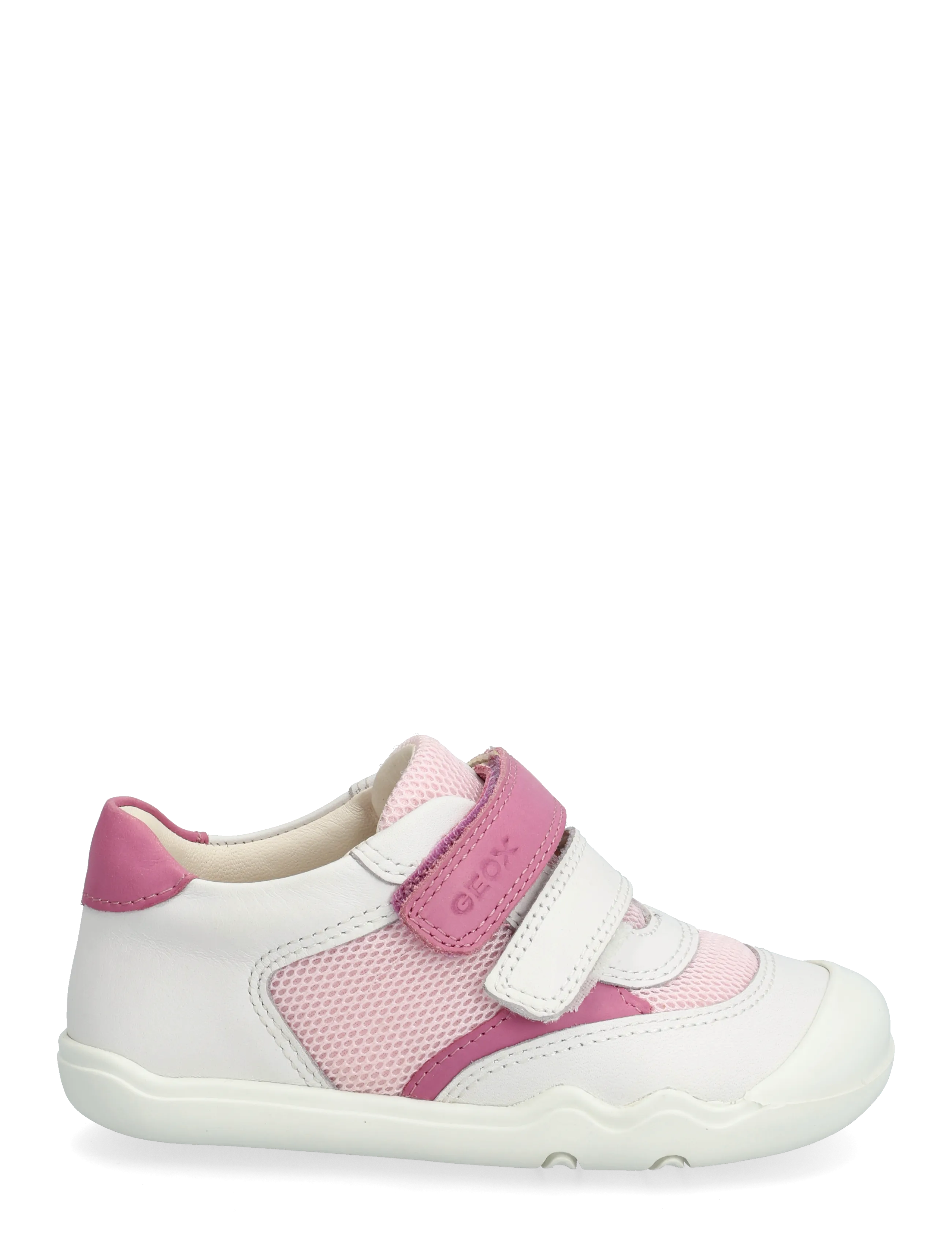 GEOX - B STEPPIEUP GIRL A - lave sneakers - white/pink - 1