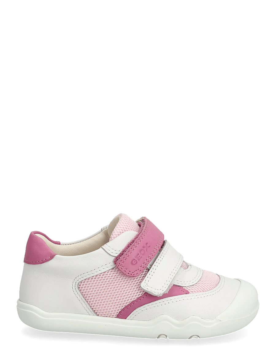 GEOX - B STEPPIEUP GIRL A - niedriger schnitt - white/pink - 1