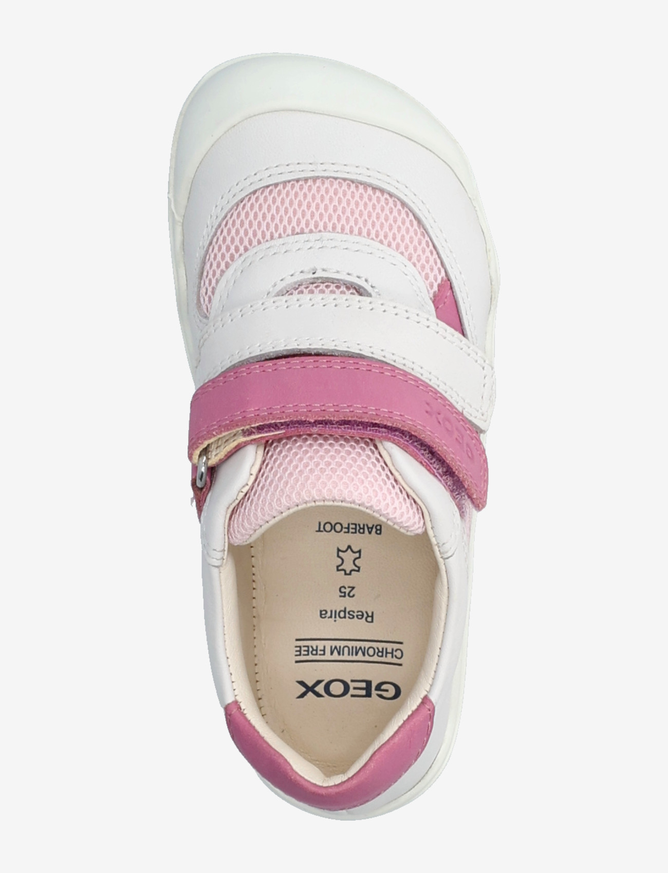 GEOX - B STEPPIEUP GIRL A - kõrge säärega tossud - white/pink - 3