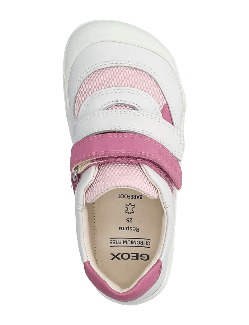 GEOX - B STEPPIEUP GIRL A - kõrge säärega tossud - white/pink - 3