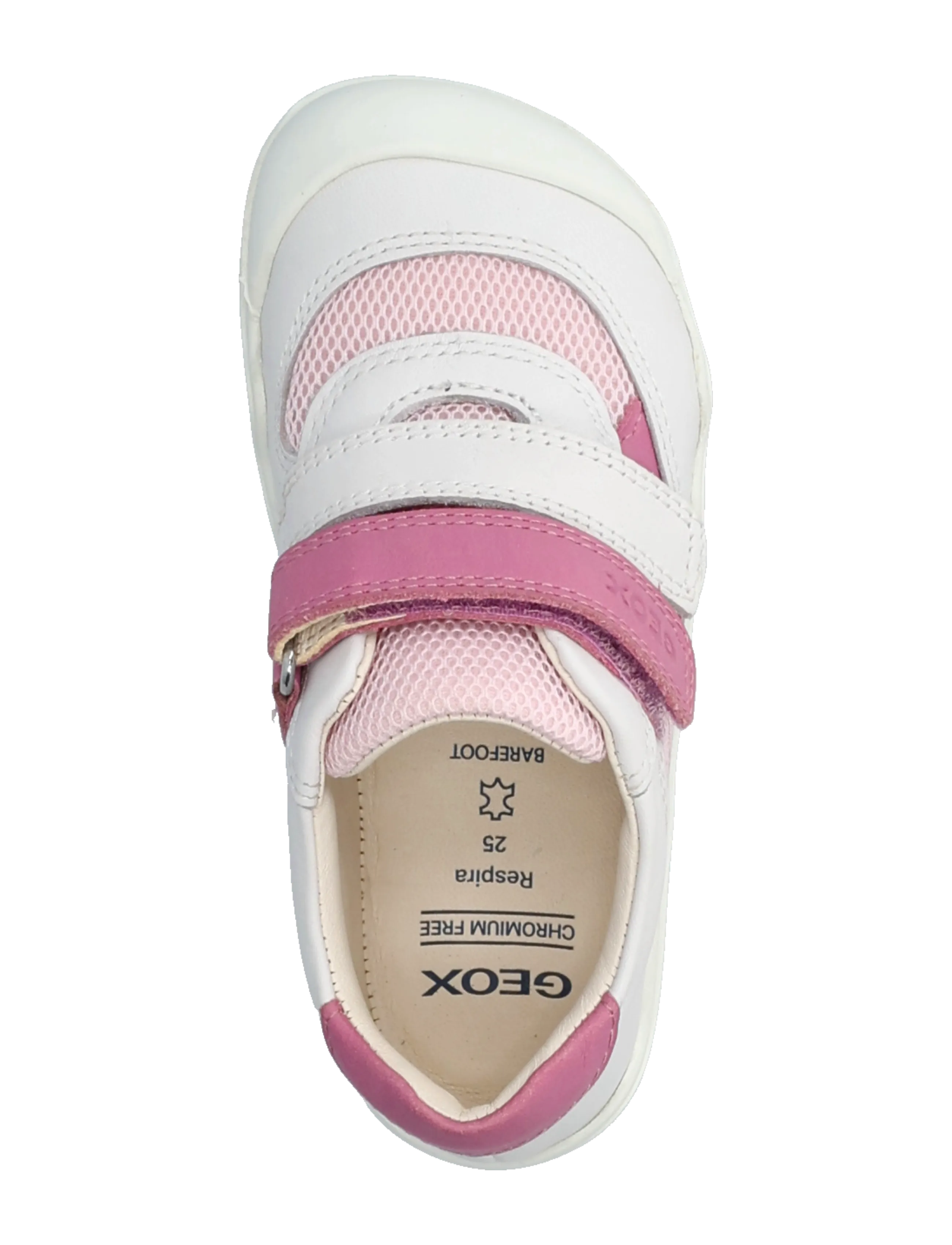 GEOX - B STEPPIEUP GIRL A - lave sneakers - white/pink - 3