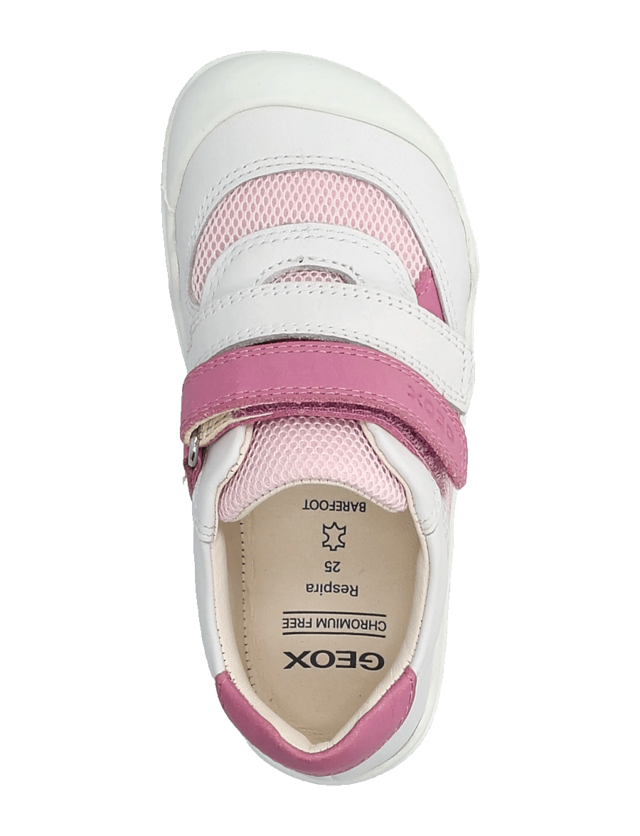 GEOX - B STEPPIEUP GIRL A - niedriger schnitt - white/pink - 3