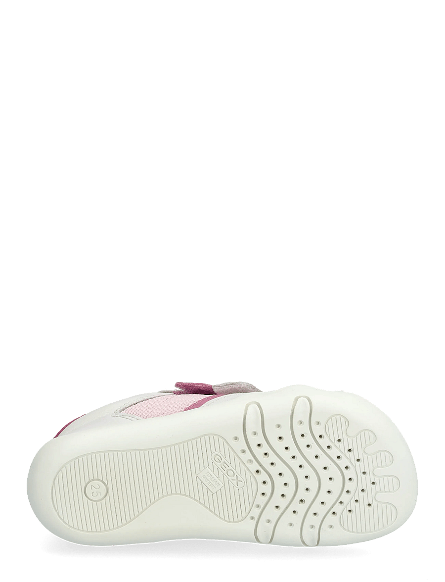GEOX - B STEPPIEUP GIRL A - niedriger schnitt - white/pink - 4