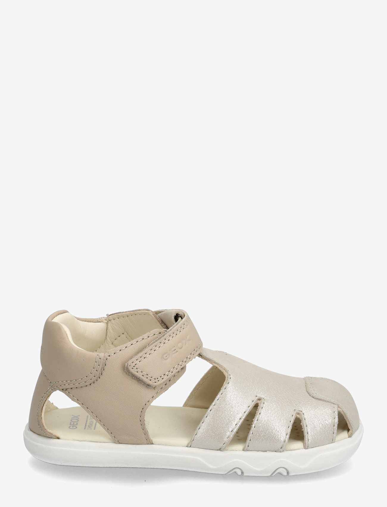 GEOX - B SANDAL STEPPIEUP G - barfodssko - beige - 2
