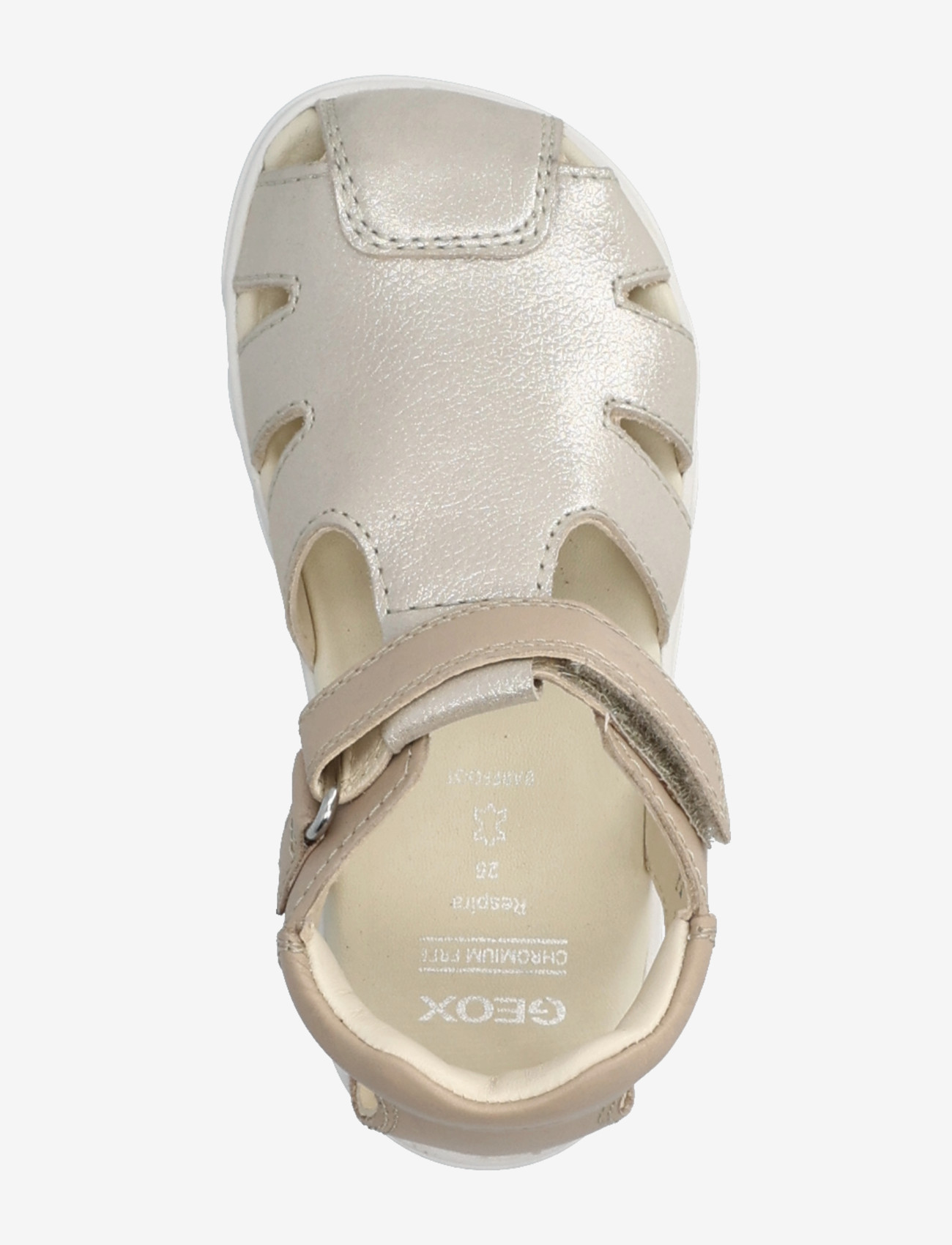 GEOX - B SANDAL STEPPIEUP G - barfodssko - beige - 3