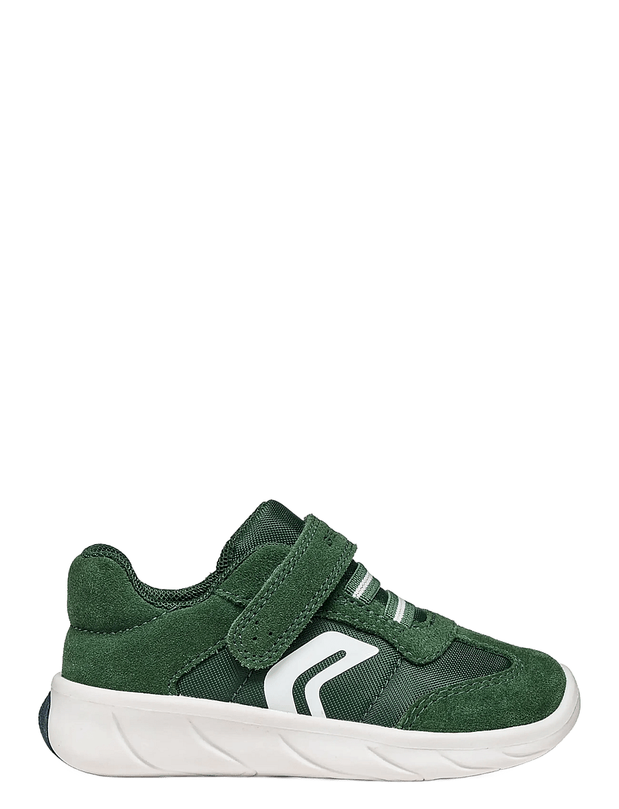 GEOX - B FOOT-RUN BOY A - niedriger schnitt - forest/white - 2