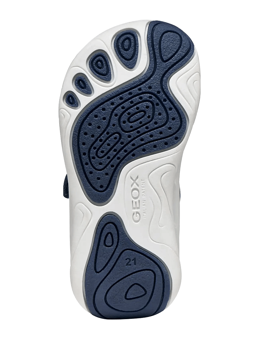 GEOX - B FOOT-RUN BOY A - niedriger schnitt - light navy/white - 4
