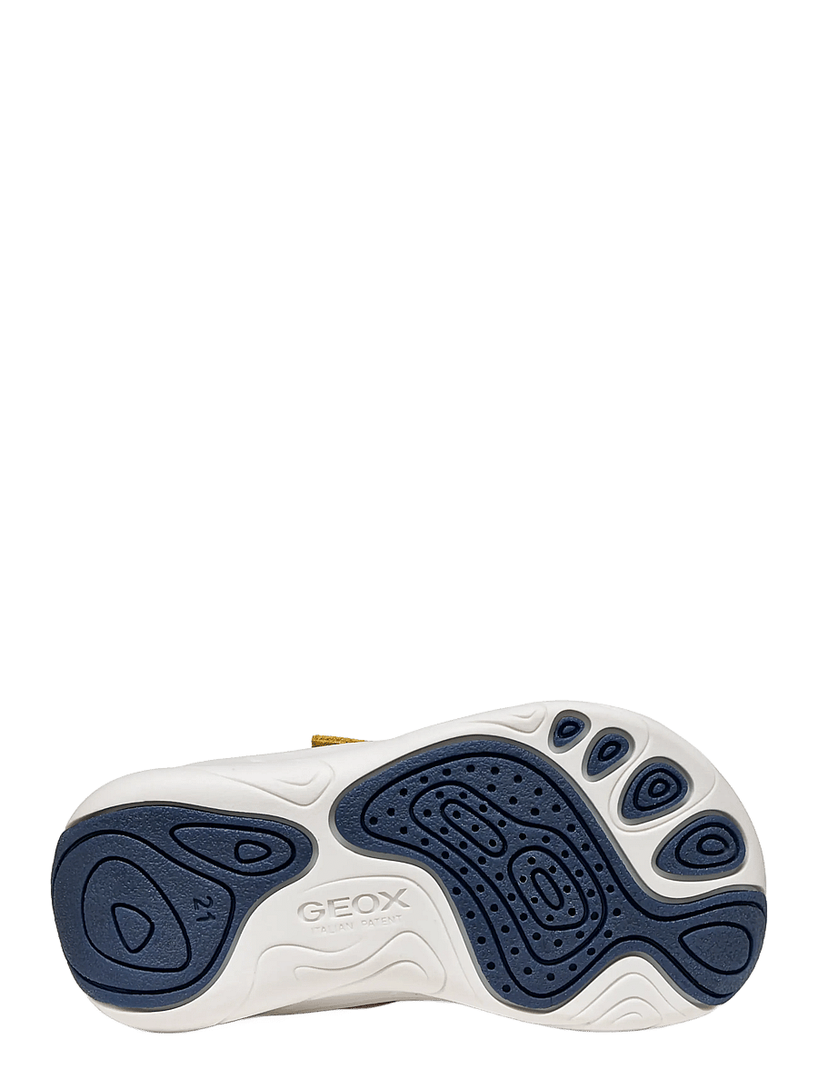 GEOX - B FOOT-RUN BOY A - kõrge säärega tossud - ochre/white - 4