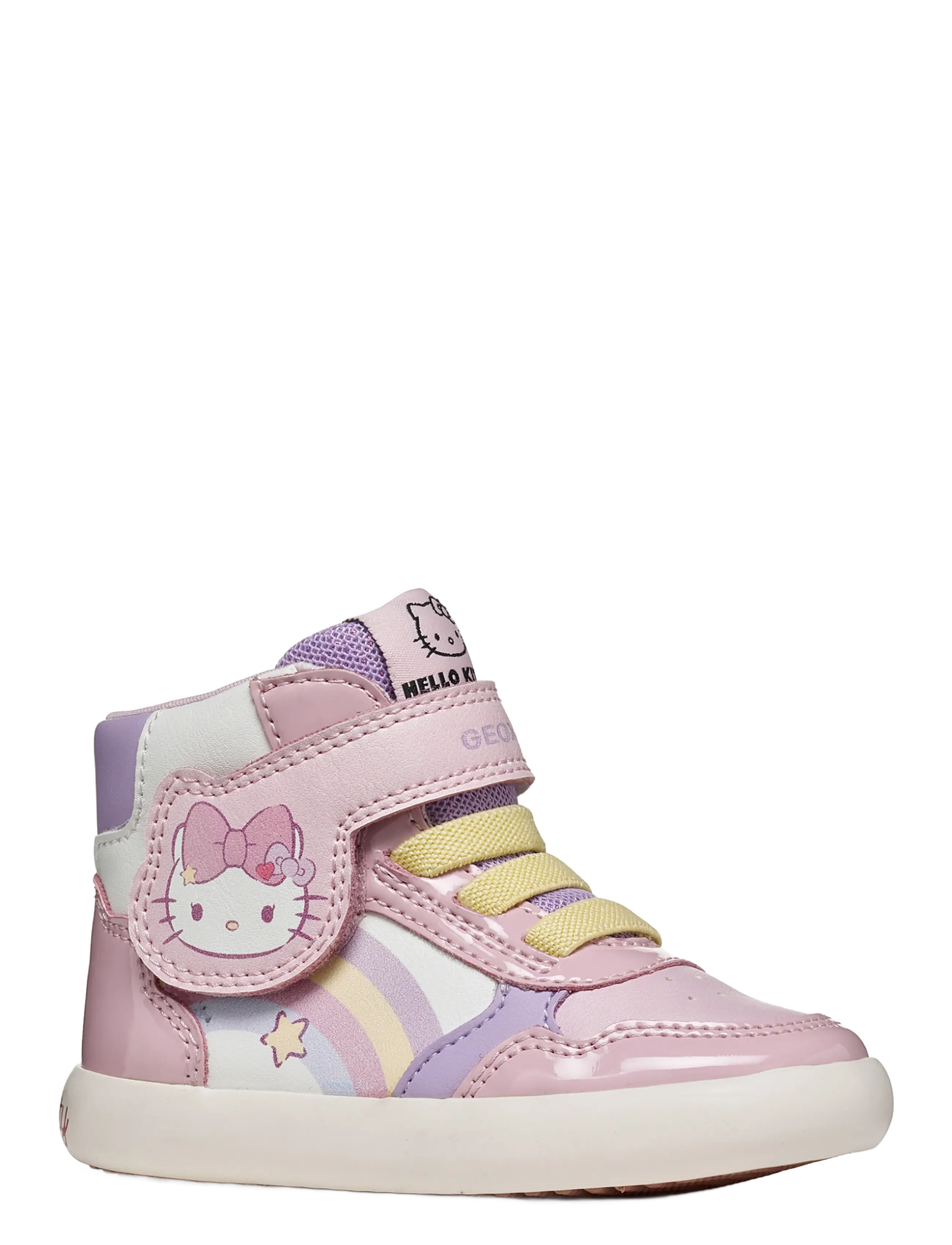 GEOX B GISLI GIRL C - Tagasi kooli - WHITE/PINK / pink/rose