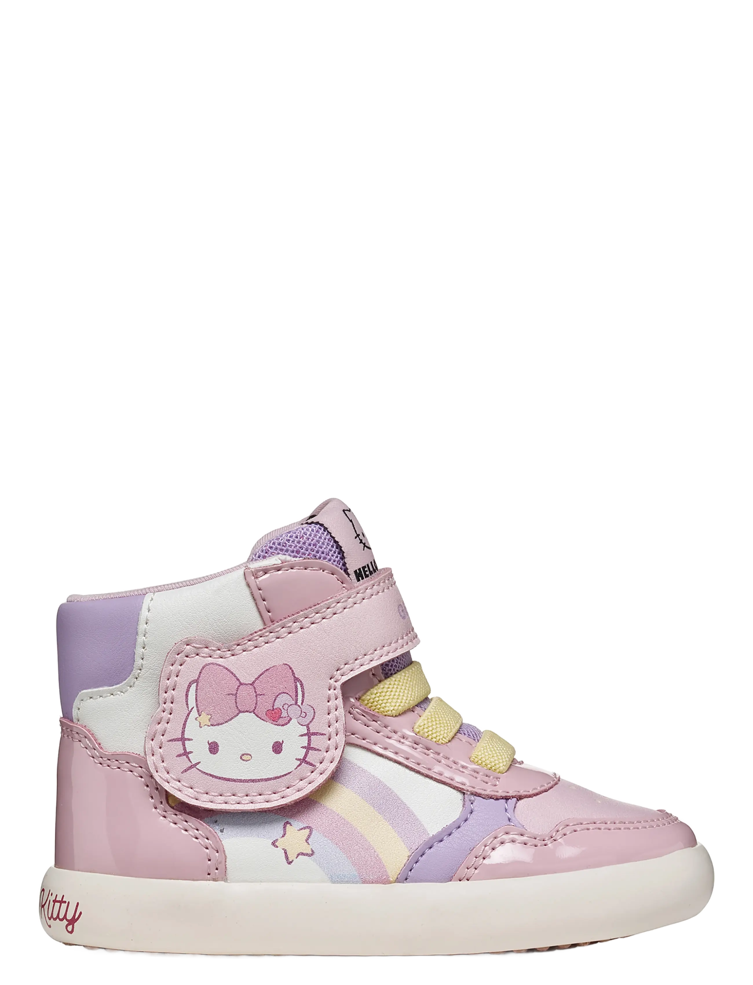 GEOX - B GISLI GIRL C - hoher schnitt - white/pink - 2