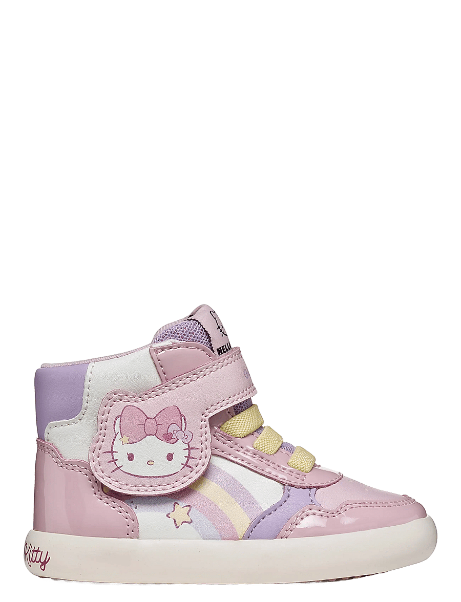 GEOX - B GISLI GIRL C - hoher schnitt - white/pink - 2
