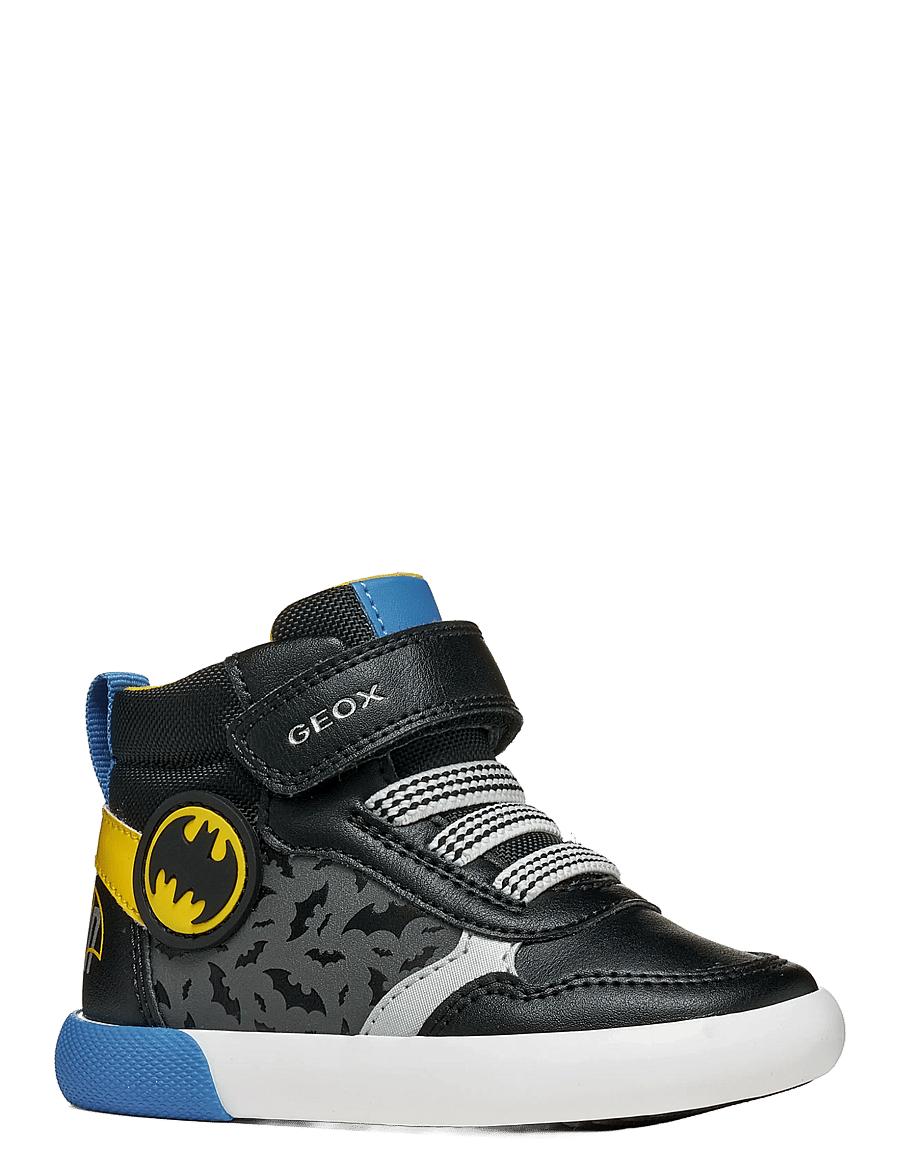 GEOX - B GISLI BOY A - hoher schnitt - black/yellow - 0