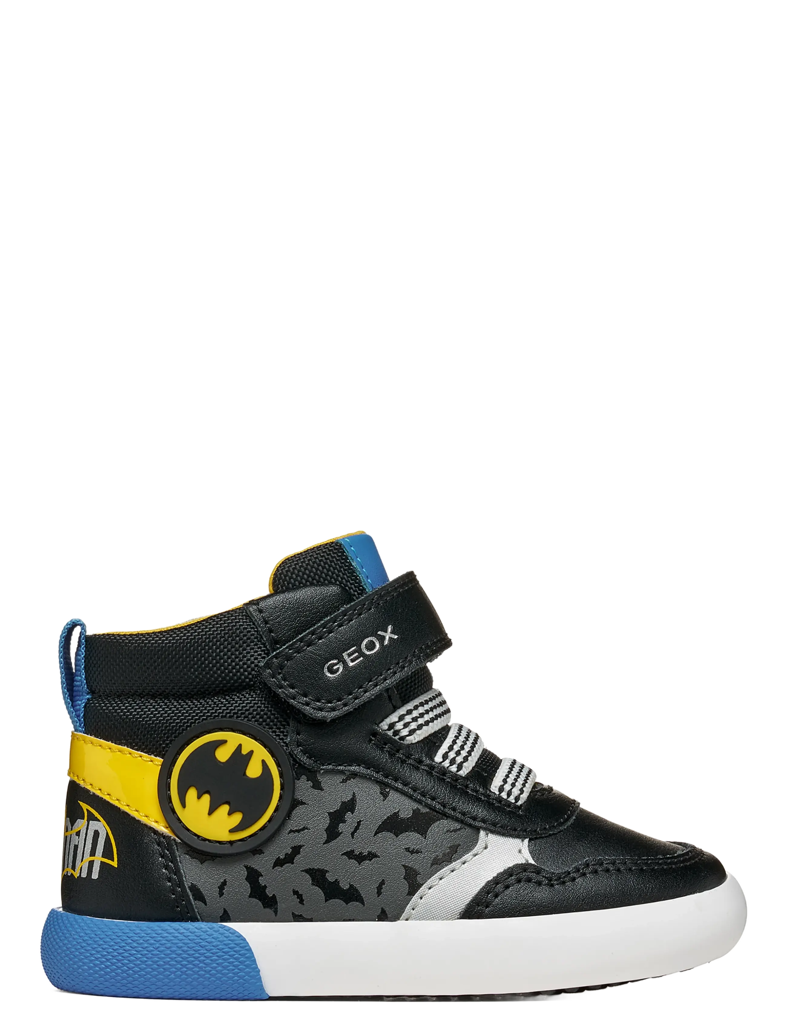 GEOX - B GISLI BOY A - hoher schnitt - black/yellow - 1