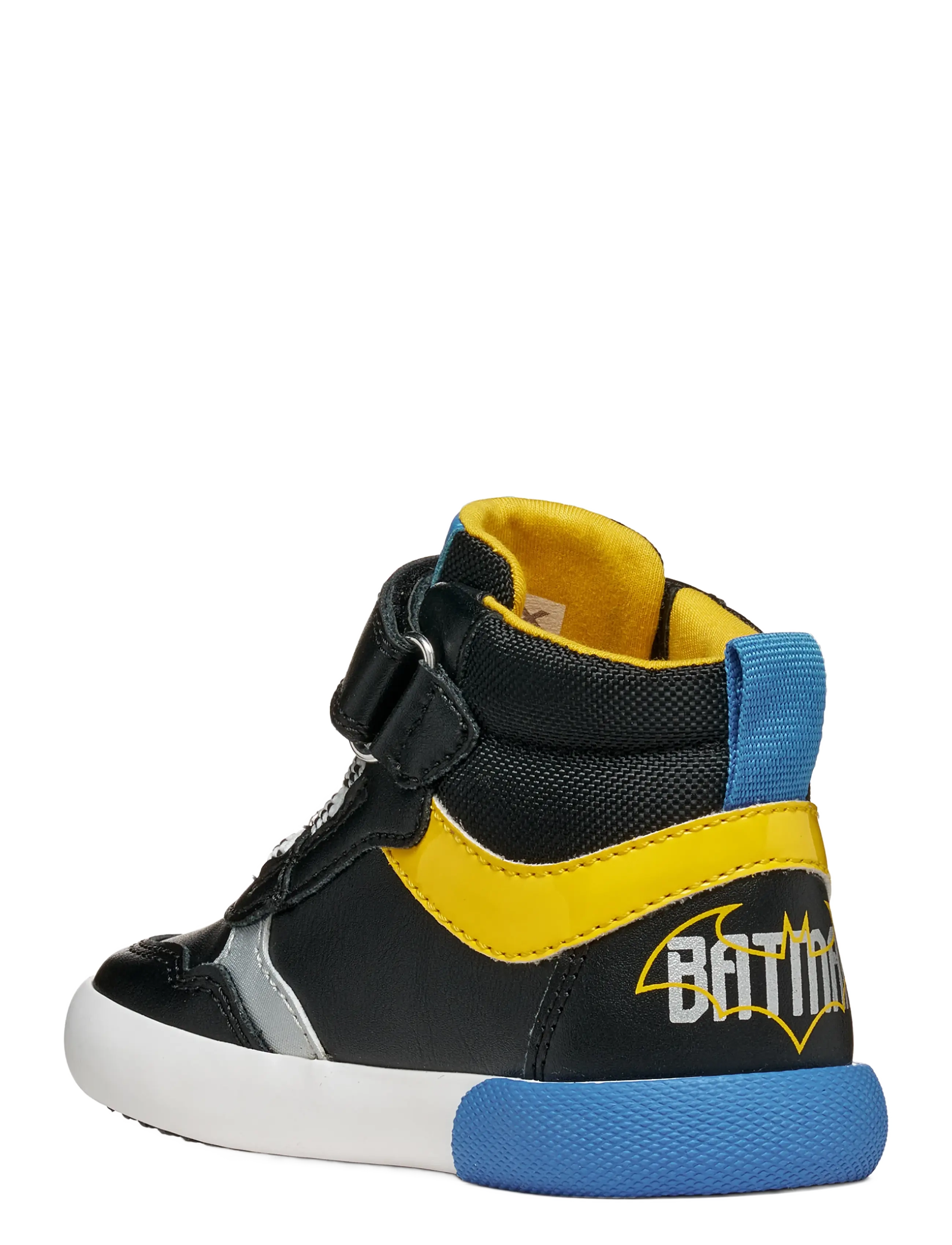 GEOX - B GISLI BOY A - hoher schnitt - black/yellow - 2