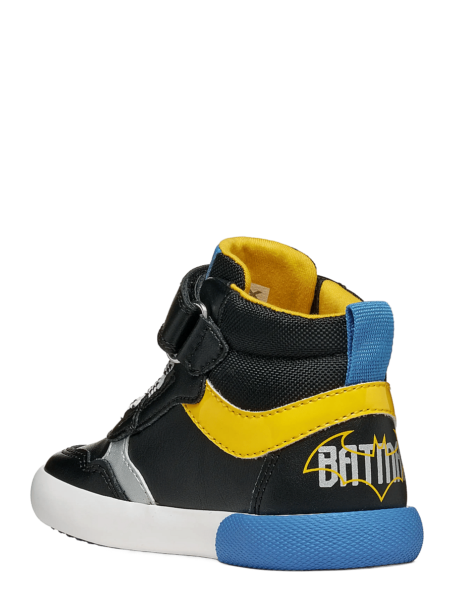 GEOX - B GISLI BOY A - hoher schnitt - black/yellow - 2