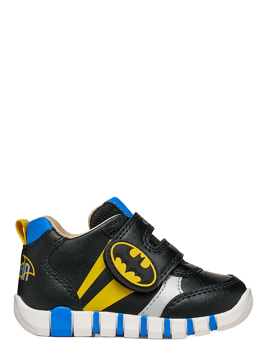 GEOX - B IUPIDOO BOY B - kõrge säärega tossud - black/yellow - 1