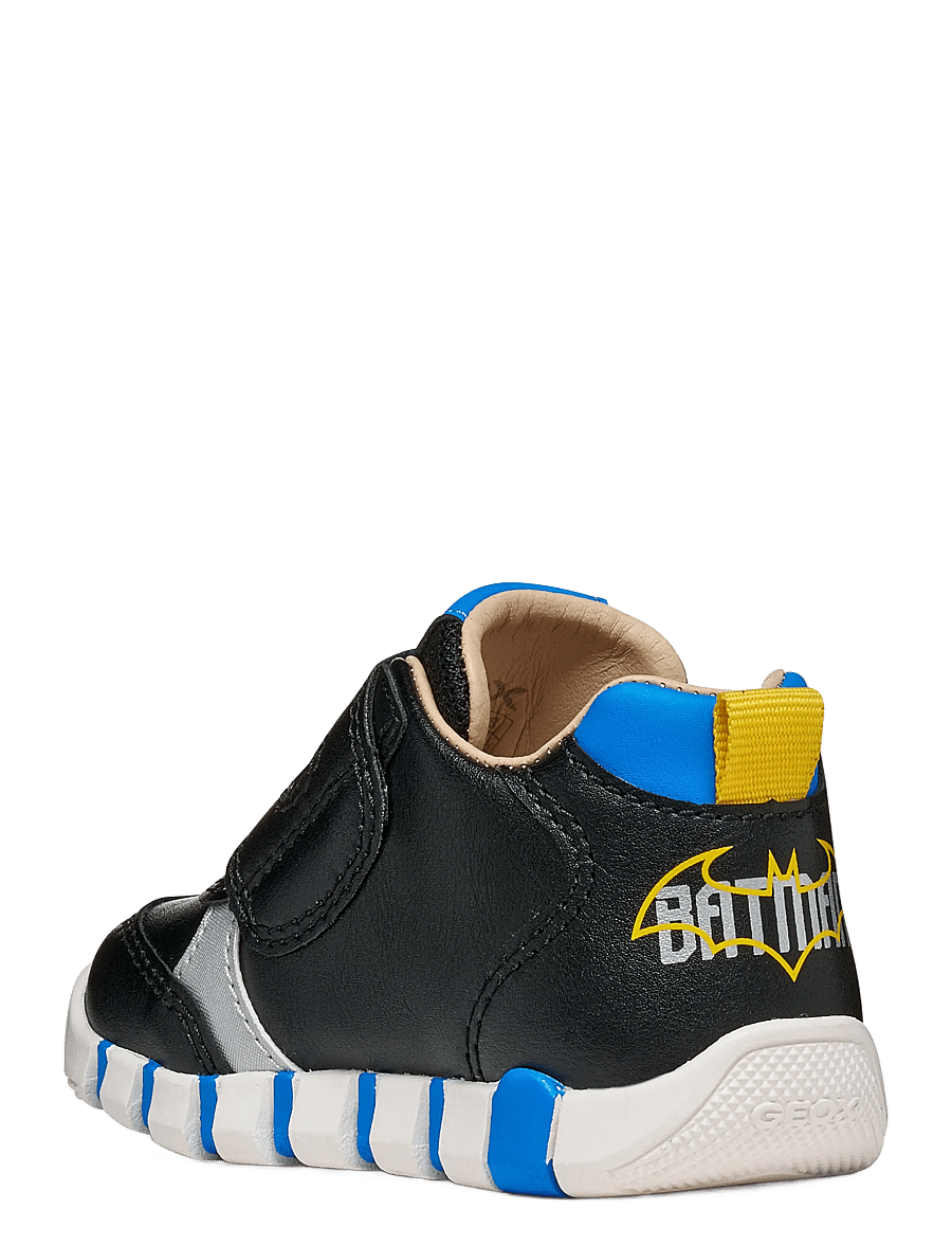 GEOX - B IUPIDOO BOY B - kõrge säärega tossud - black/yellow - 2