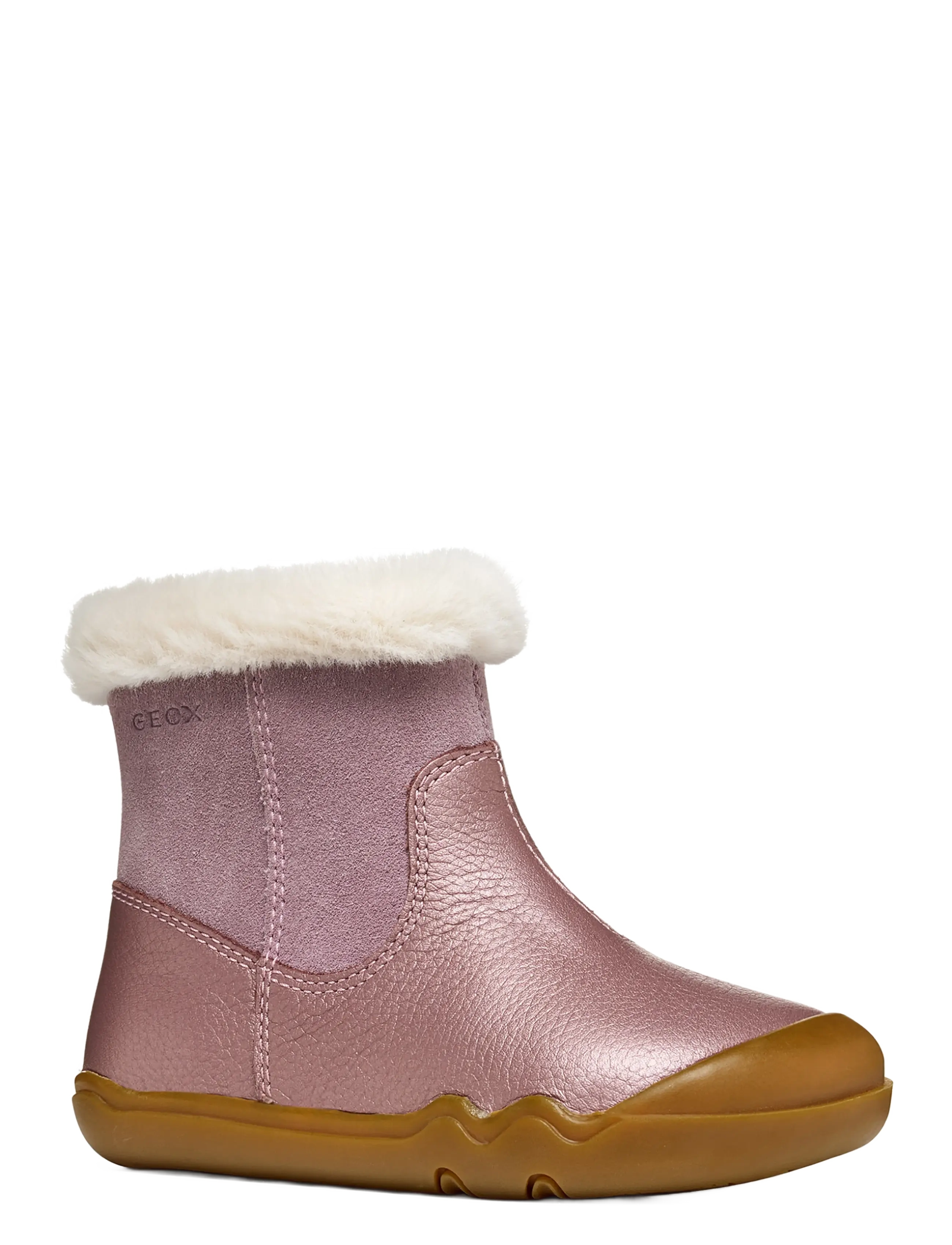 GEOX B STEPPIEUP GIRL A - Winter boots - LIGHT PRUNE / purple