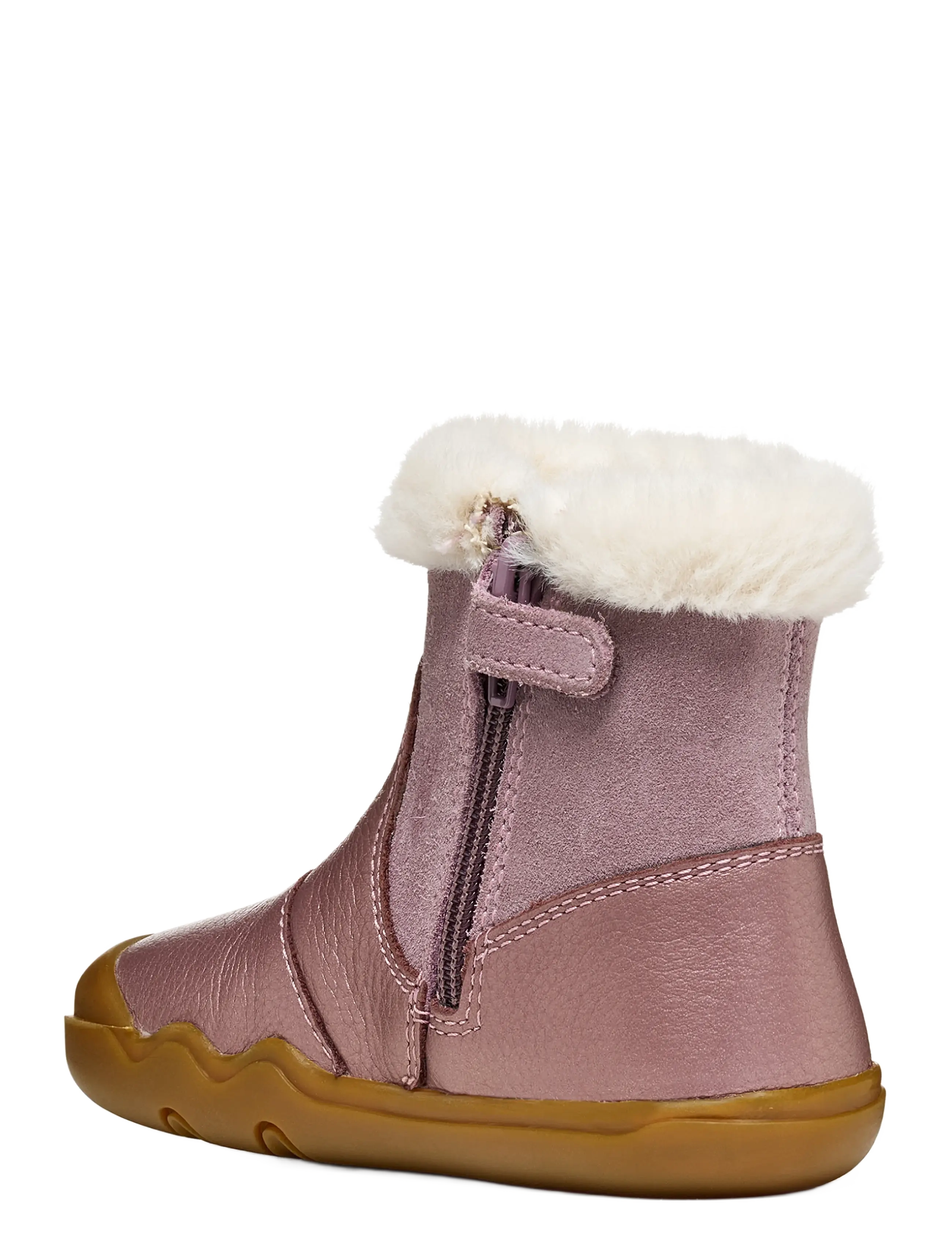 GEOX - B STEPPIEUP GIRL A - barefoot shoes - light prune - 2