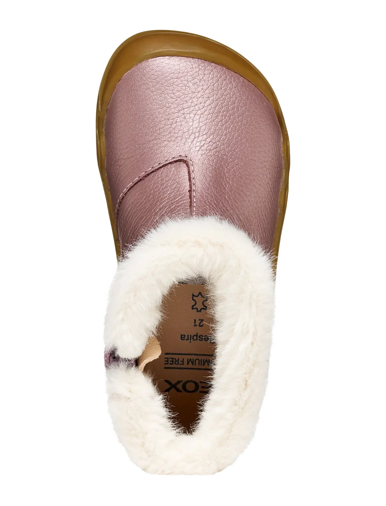 GEOX - B STEPPIEUP GIRL A - barefoot shoes - light prune - 3