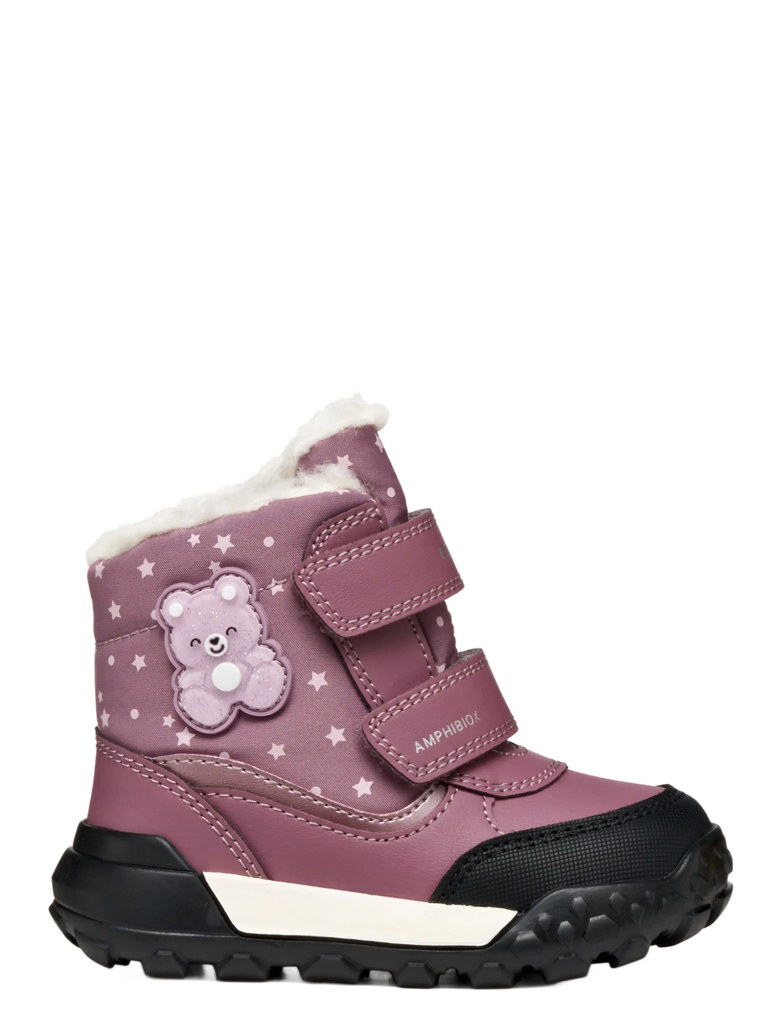 GEOX - B TREKKYUP GIRL B AB - baby booties - dark rose - 1