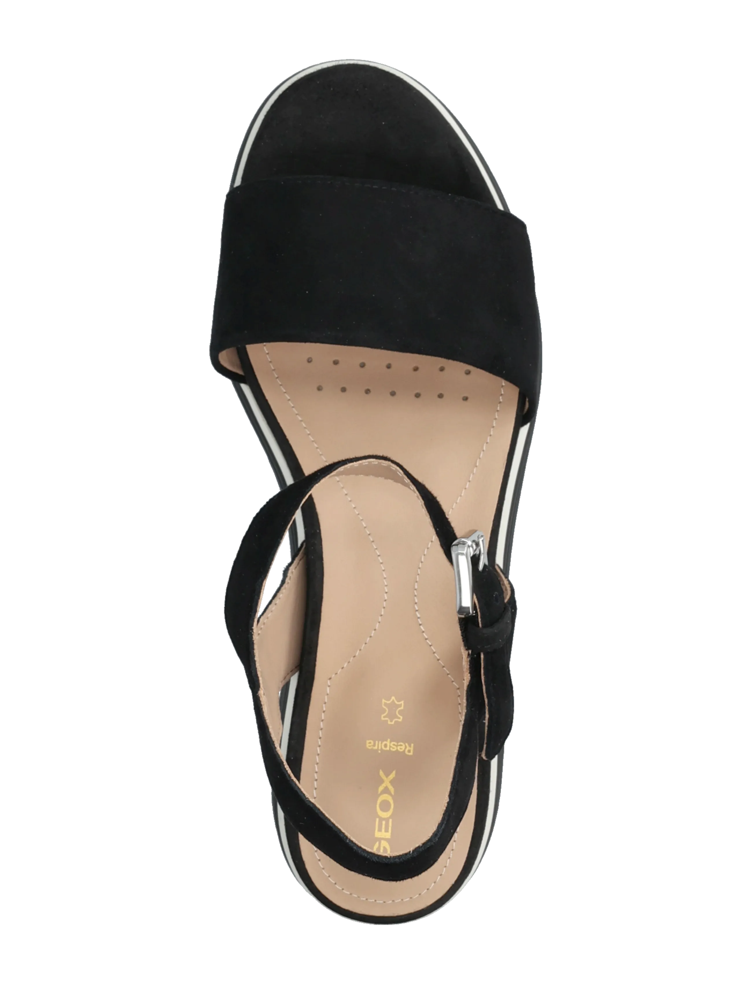 GEOX - D GARDENIA C - plateau-sandalen - black - 3
