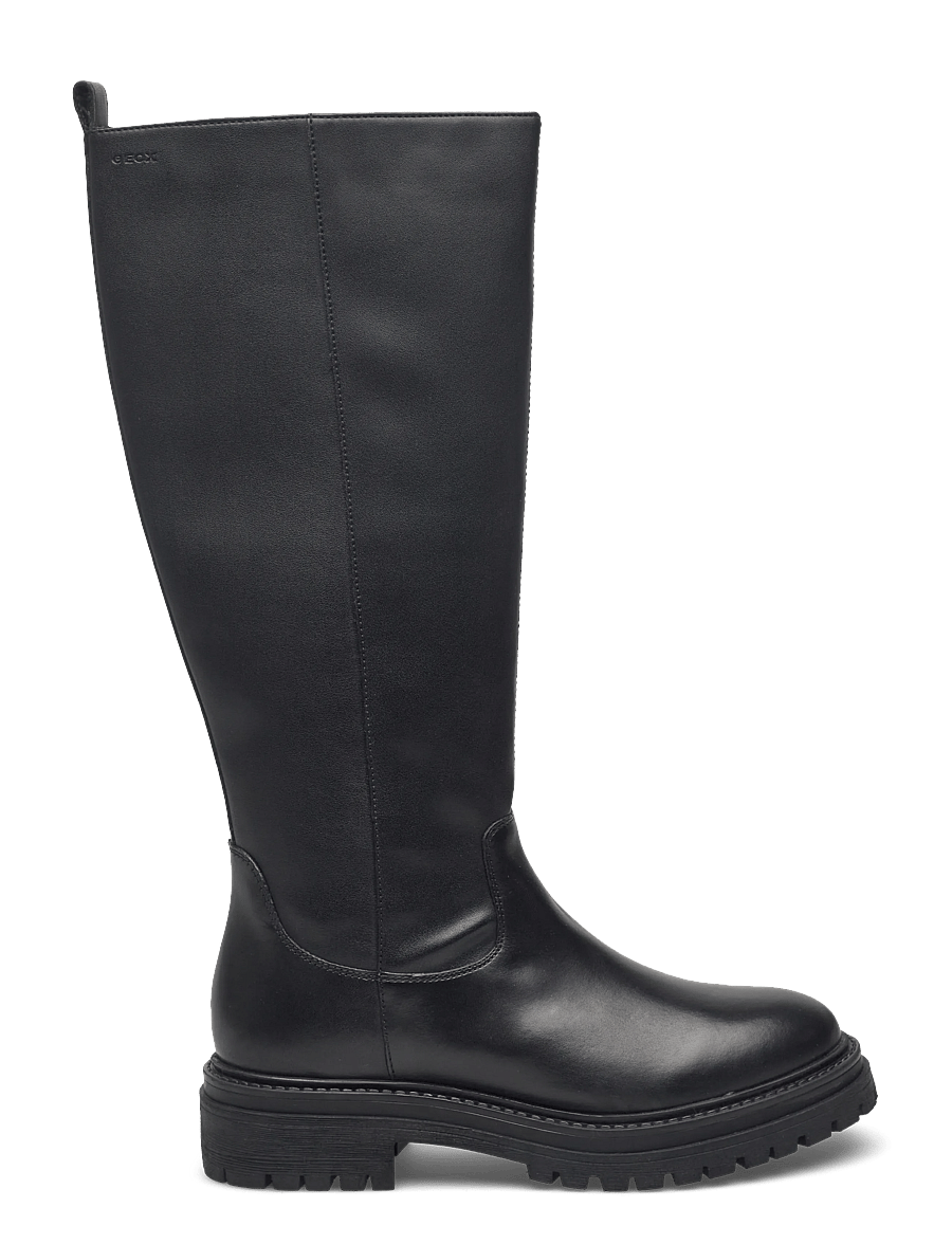 GEOX - D IRIDEA C - kniehohe stiefel - black - 1