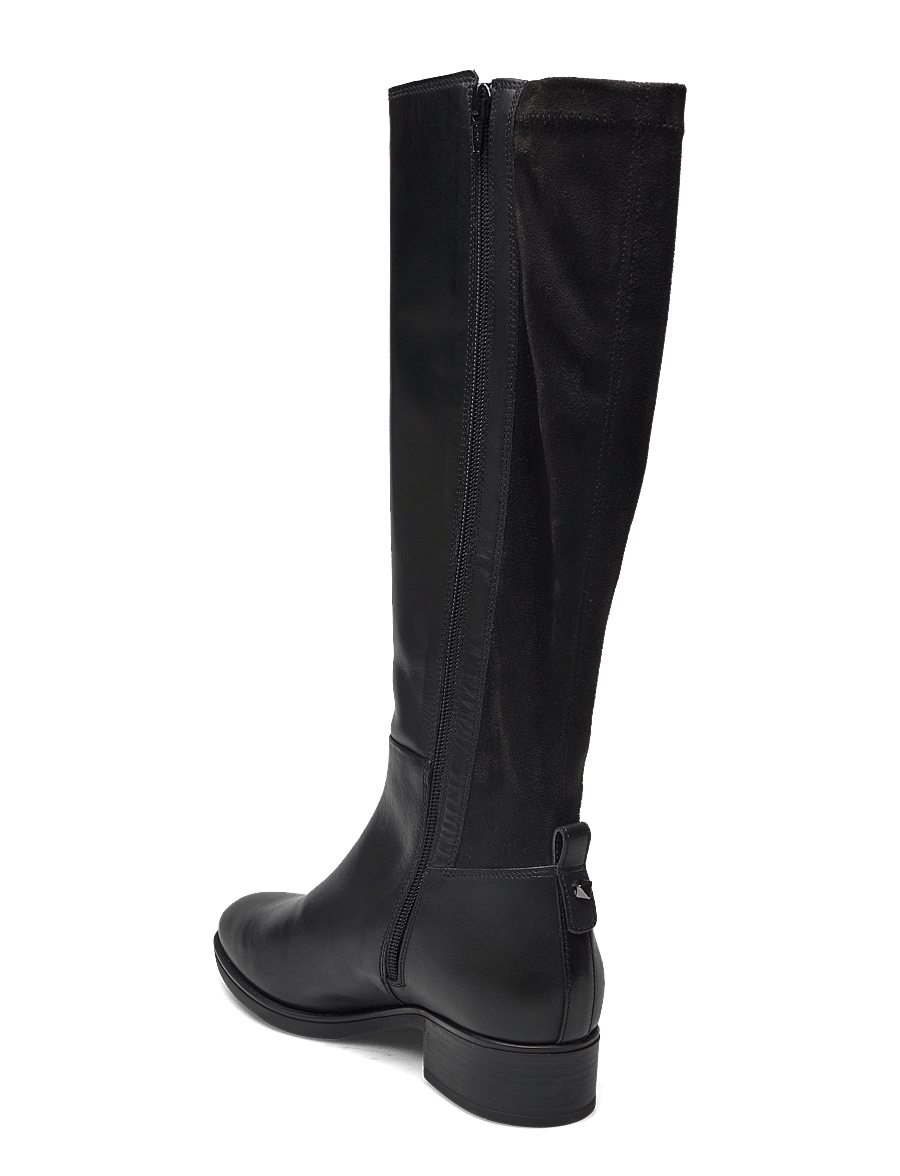 GEOX - D FELICITY D - kniehohe stiefel - blk oxford - 2