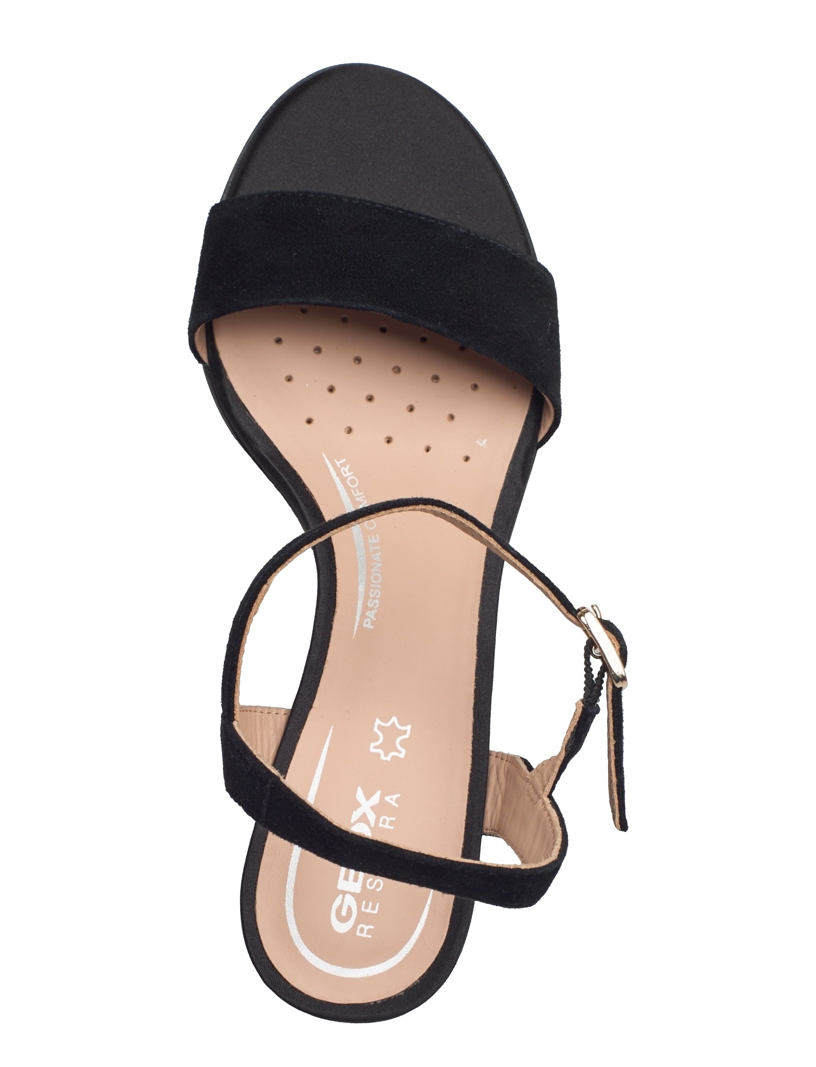 GEOX - D AURELY 50 B - festklær til outlet-priser - blk oxford - 3