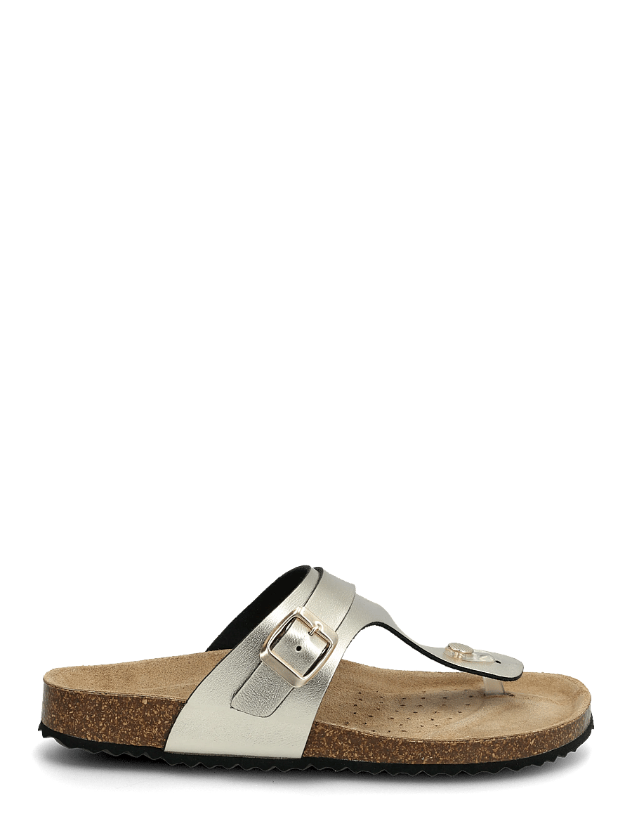 GEOX - D BRIONIA K - flache sandalen - gold - 1
