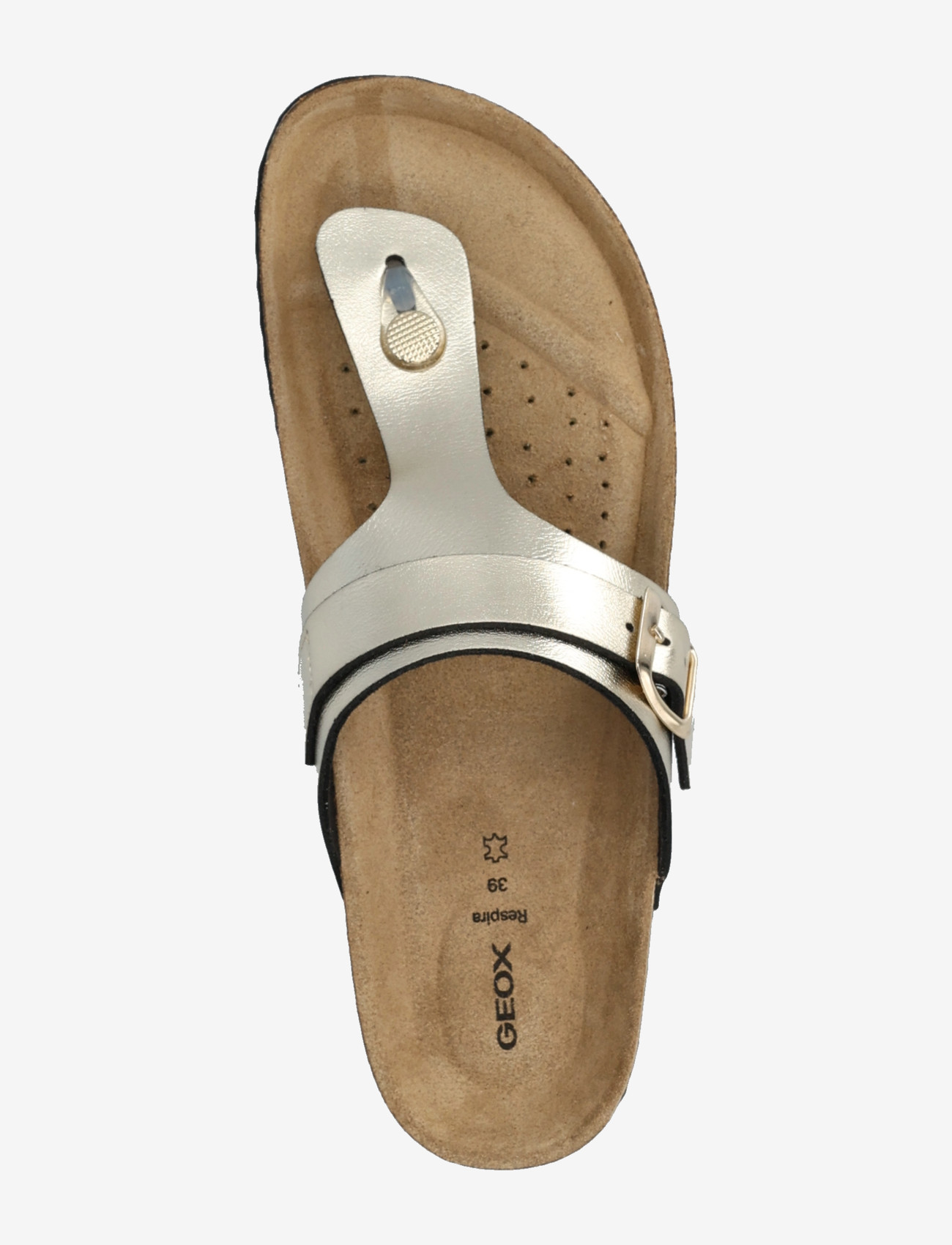 GEOX - D BRIONIA K - flade sandaler - gold - 3