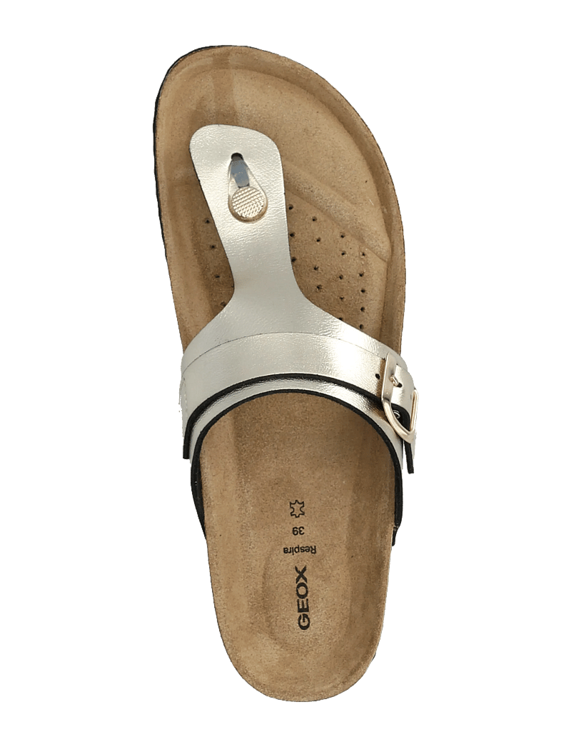 GEOX - D BRIONIA K - flade sandaler - gold - 3