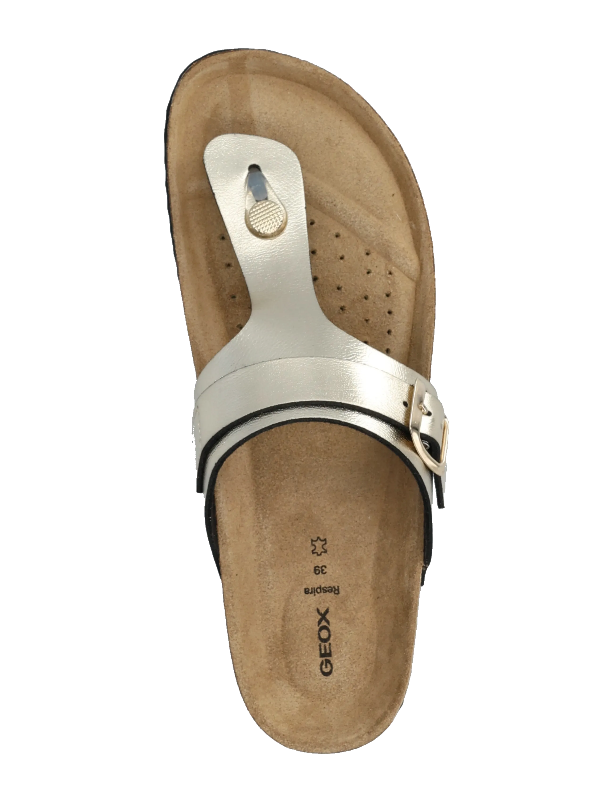 GEOX - D BRIONIA K - flade sandaler - gold - 3