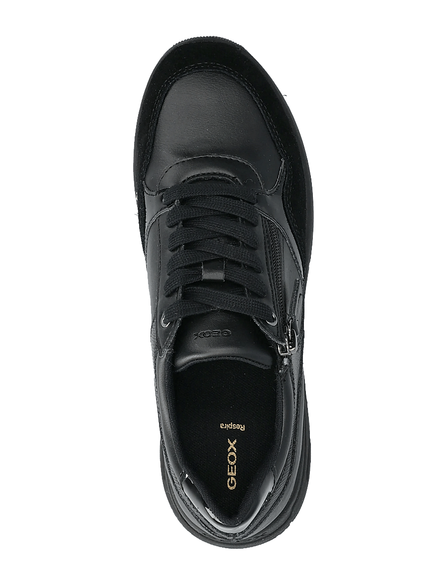 GEOX - D BULMYA B - lave sneakers - blk oxford - 3