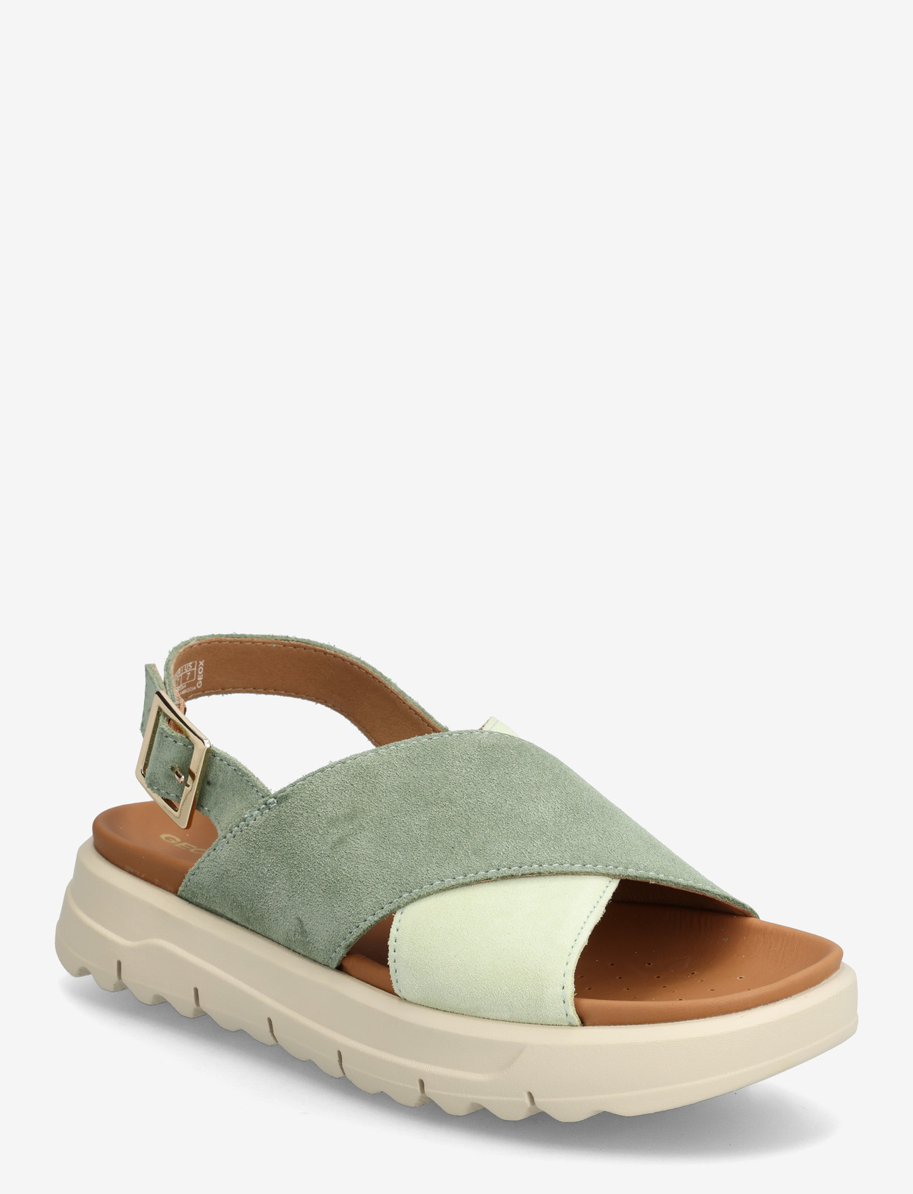 GEOX - D XAND 2.1S E - platform sandals - olive/lt green - 0
