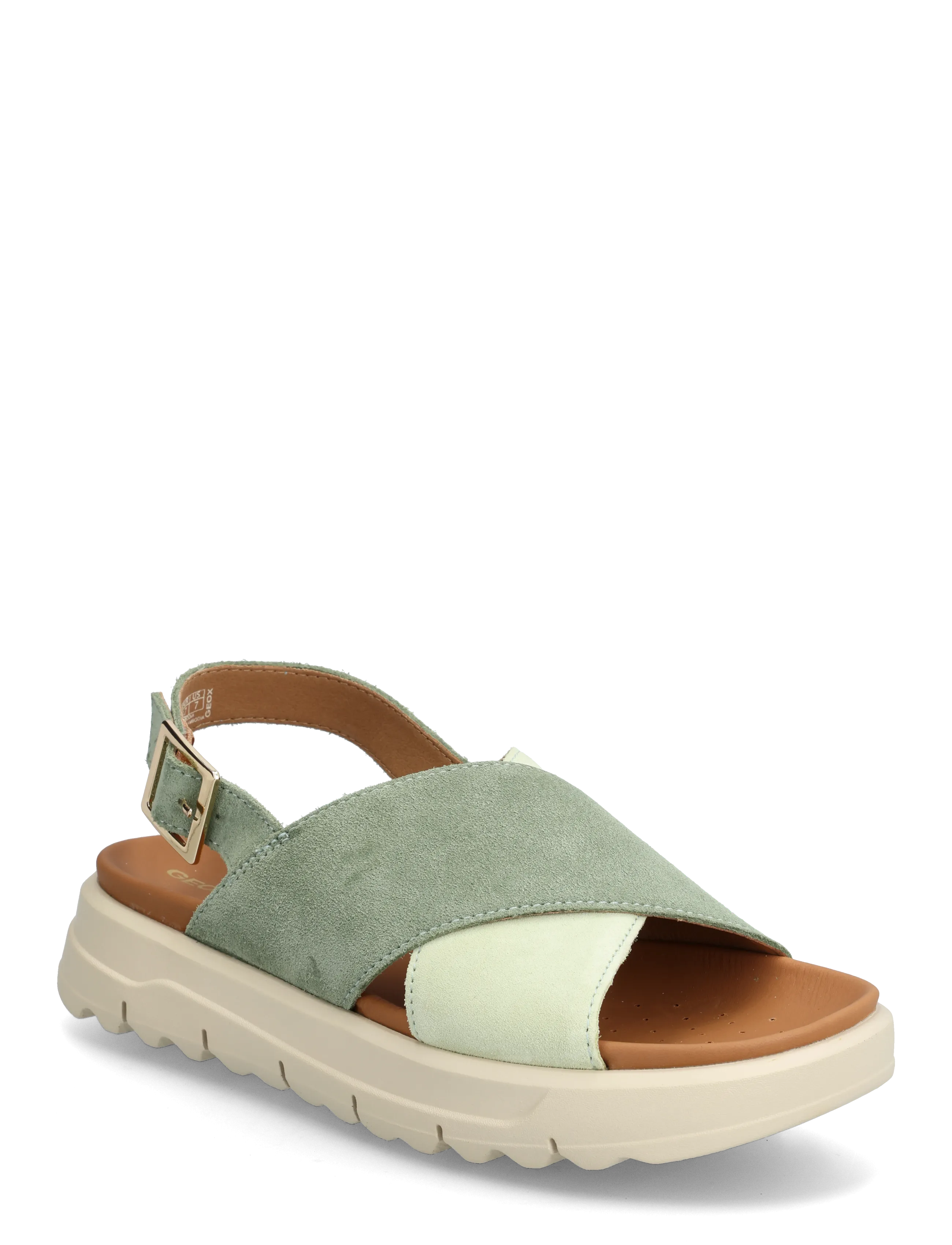 GEOX D XAND 2.1S E - Sandaalid - OLIVE/LT GREEN / khaki/green