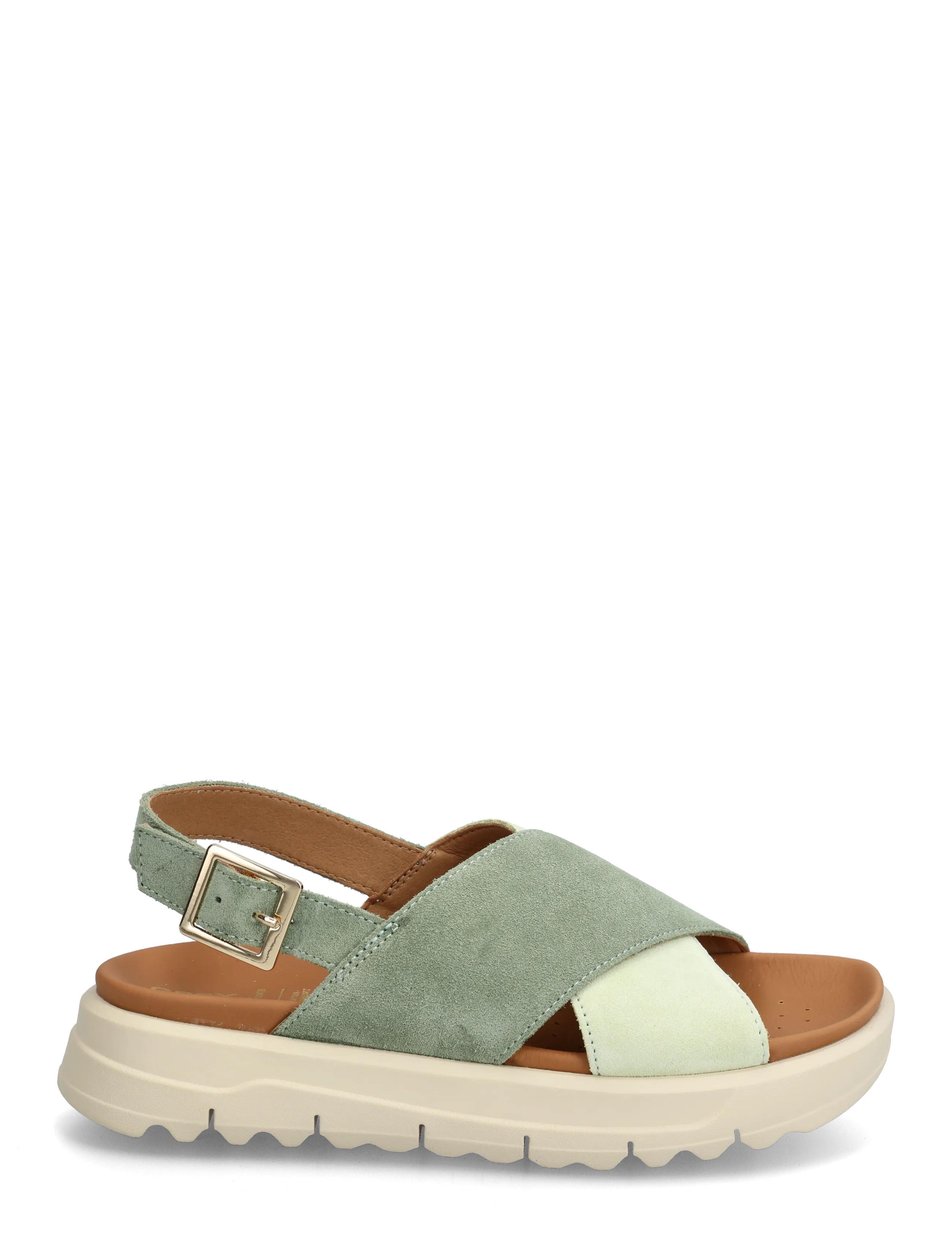 GEOX - D XAND 2.1S E - plateau-sandalen - olive/lt green - 2