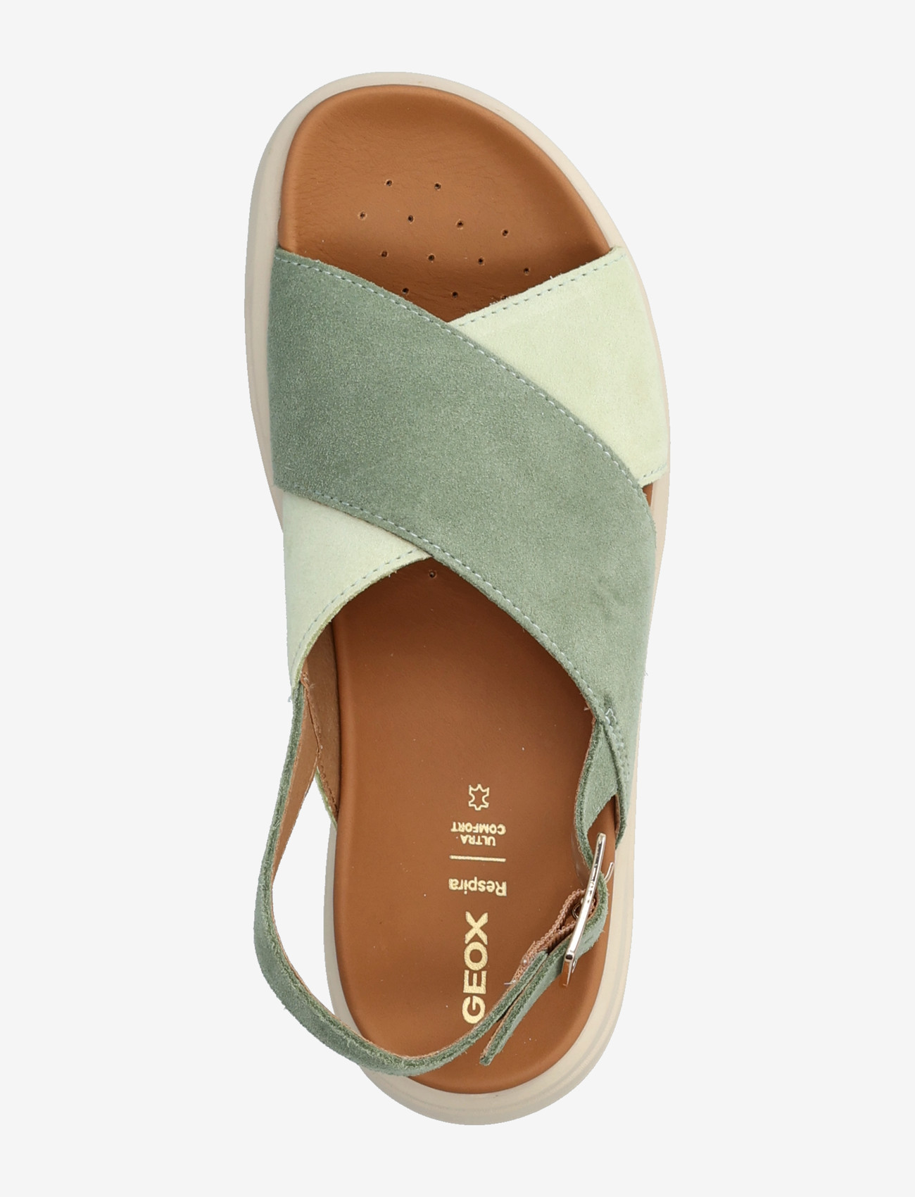 GEOX - D XAND 2.1S E - platform sandals - olive/lt green - 3