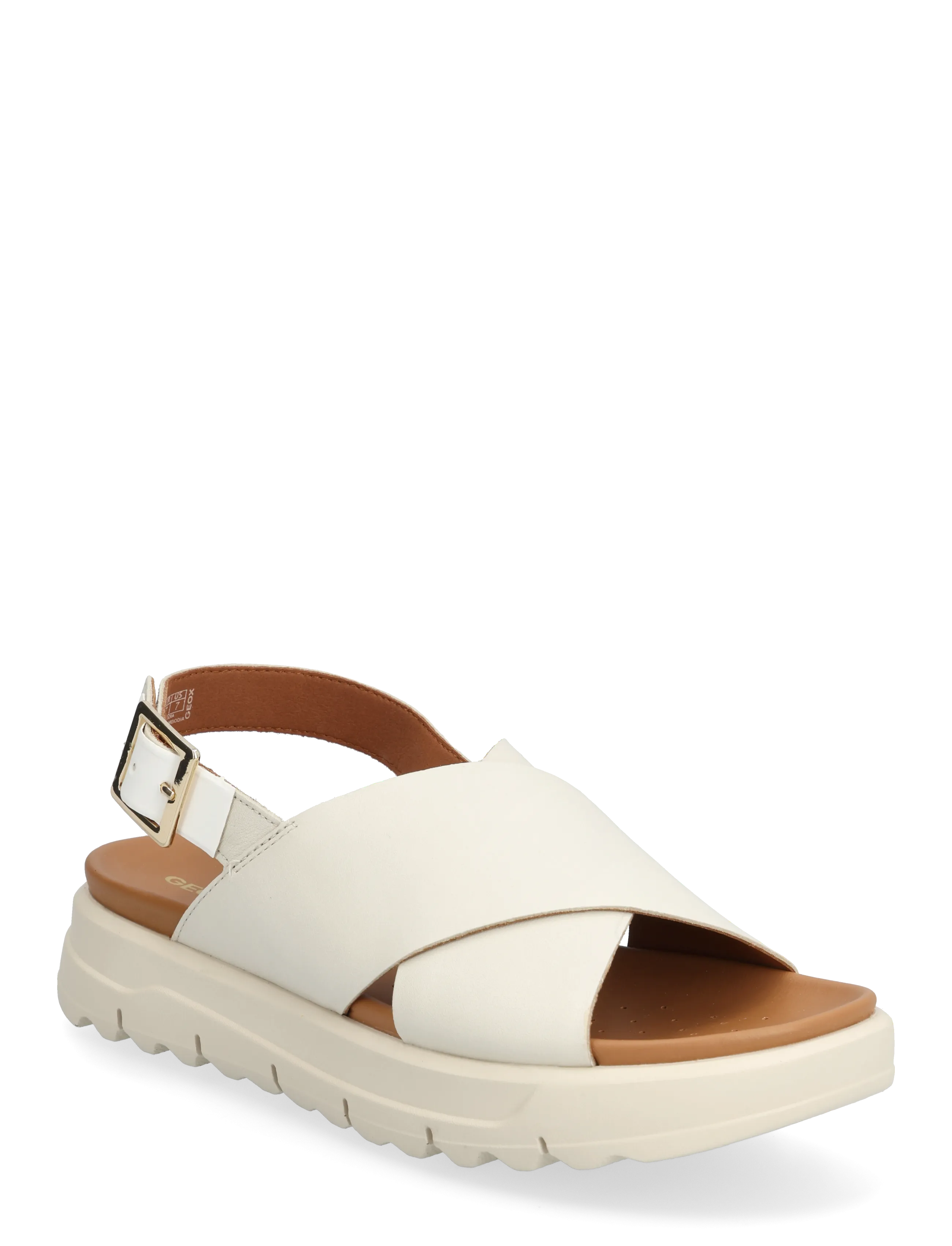 GEOX D Xand 2.1S E, 40, Sandals, Creme - Platform Frauen