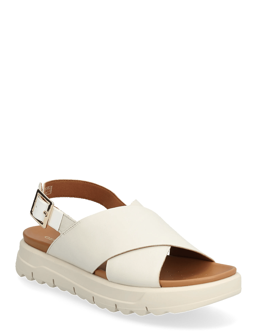 GEOX - D XAND 2.1S E - flade sandaler - off white - 0