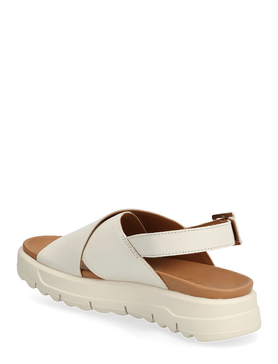 GEOX - D XAND 2.1S E - flade sandaler - off white - 2