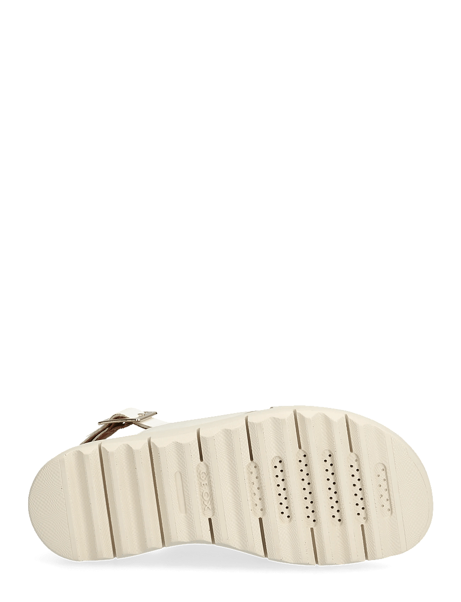GEOX - D XAND 2.1S E - flade sandaler - off white - 4