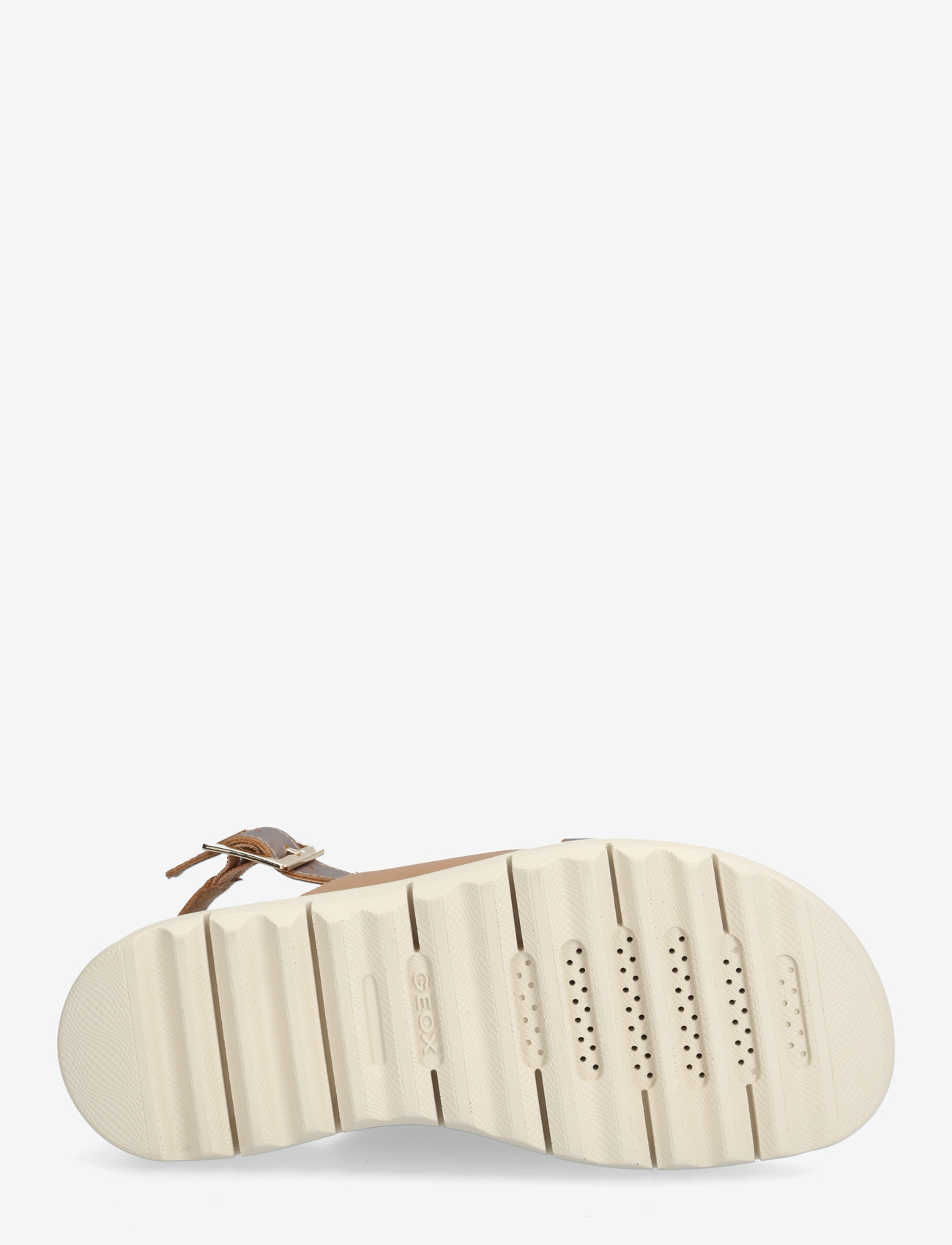 GEOX - D XAND 2.1S E - platformsandaler - beige/dk beige - 4