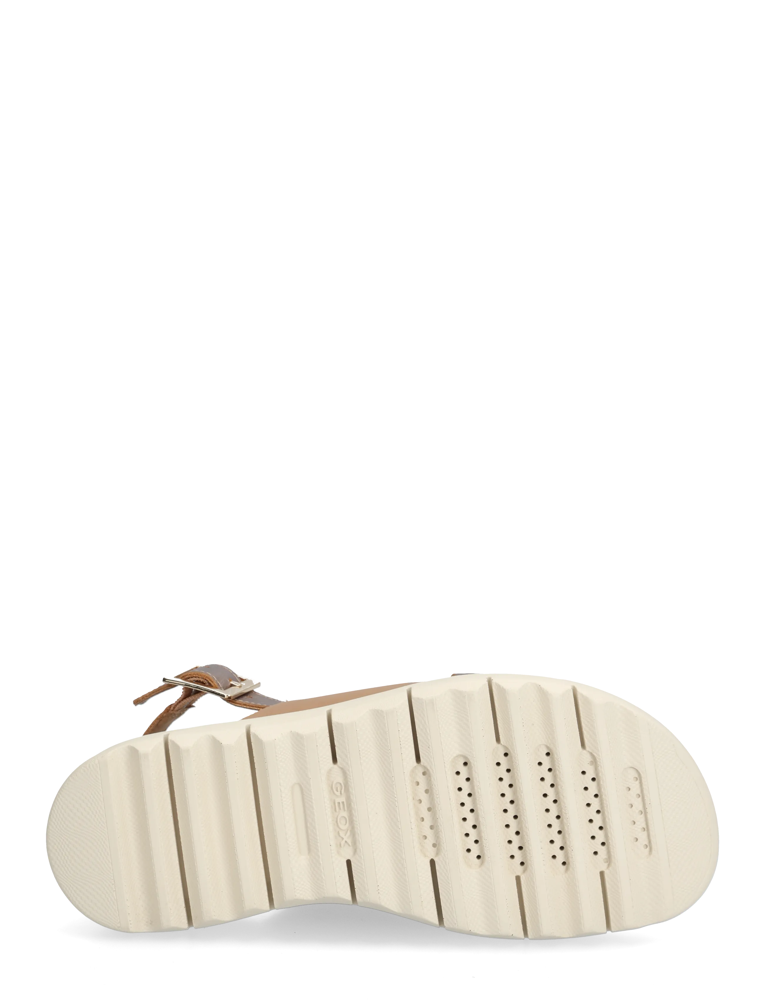 GEOX - D XAND 2.1S E - platformsandaler - beige/dk beige - 4