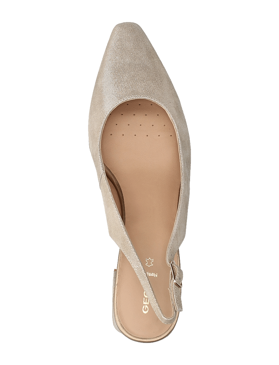 GEOX - D GISELDA C - slingbacks mit absatz - gold - 3