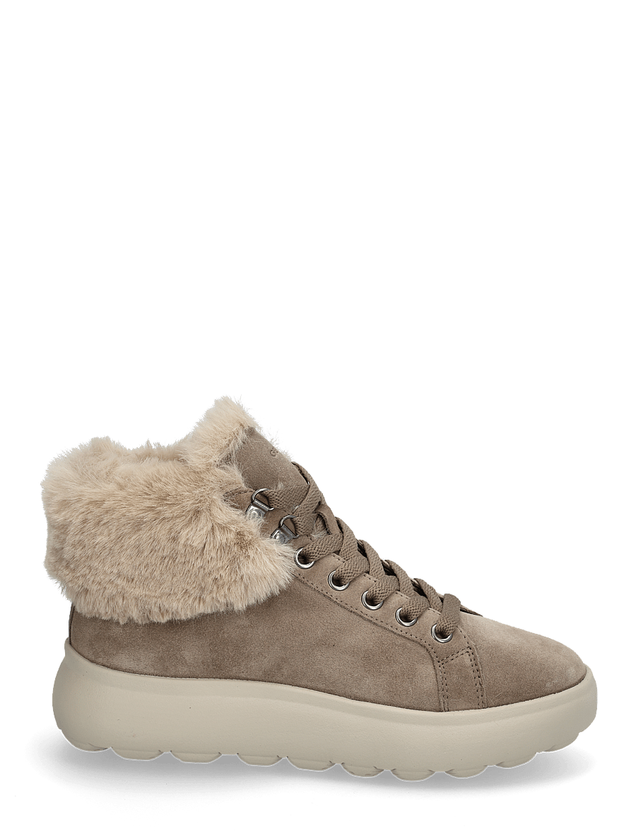 GEOX - D SPHERICA EC4.1 A - hoge sneakers - taupe - 1
