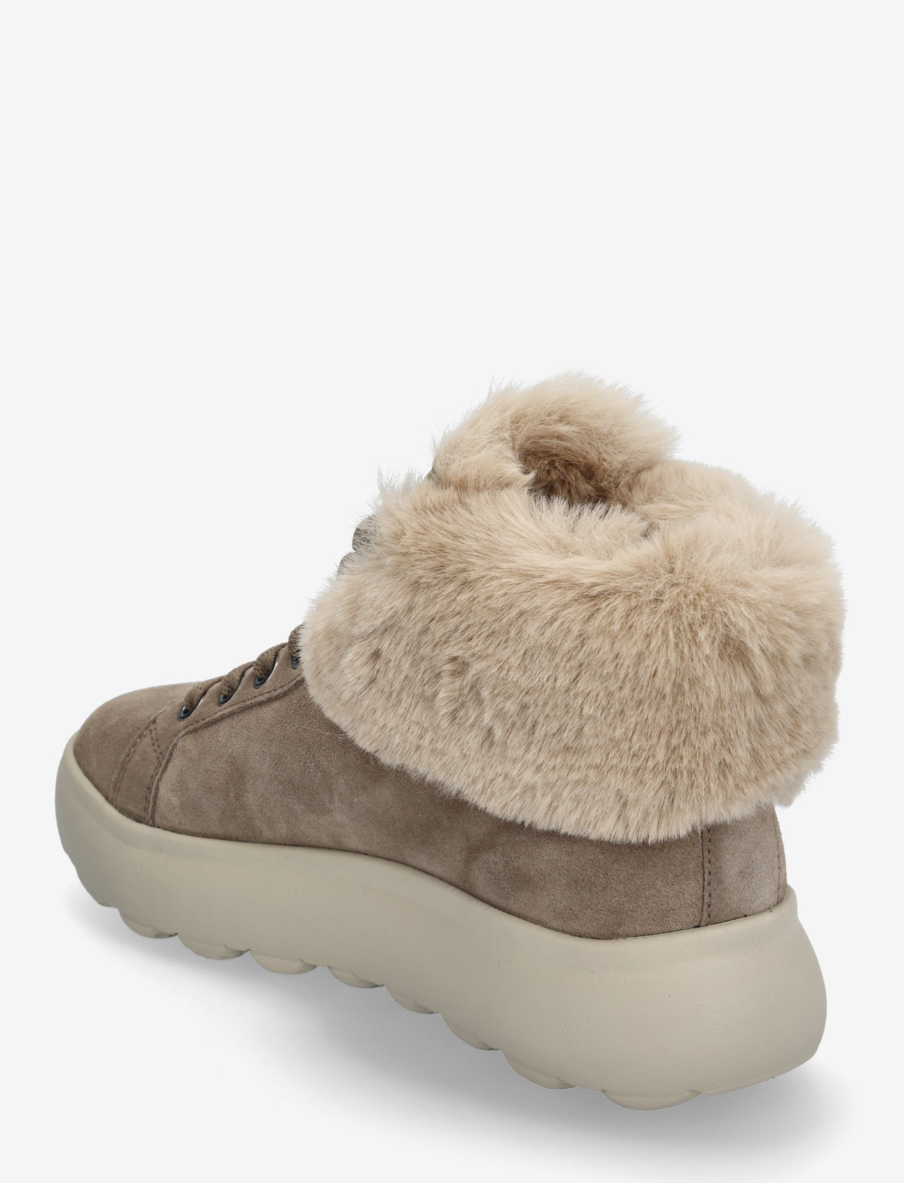 GEOX - D SPHERICA EC4.1 A - high top sneakers - taupe - 2