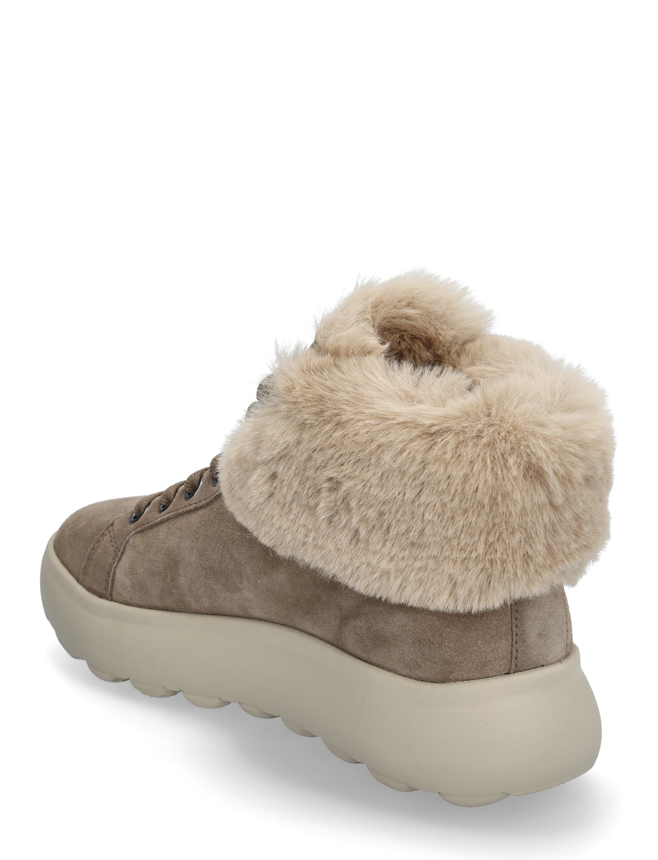 GEOX - D SPHERICA EC4.1 A - high top sneakers - taupe - 2