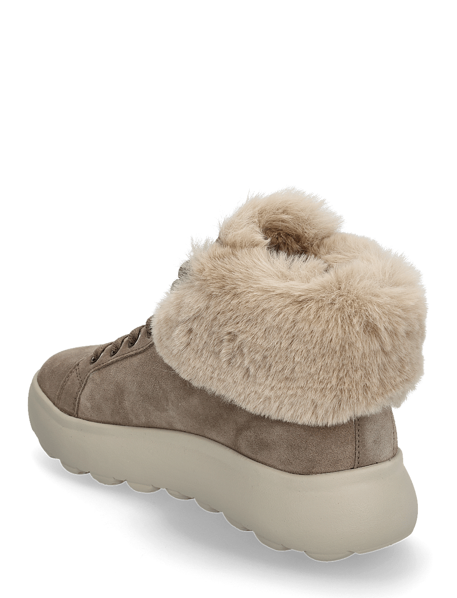 GEOX - D SPHERICA EC4.1 A - hoge sneakers - taupe - 2